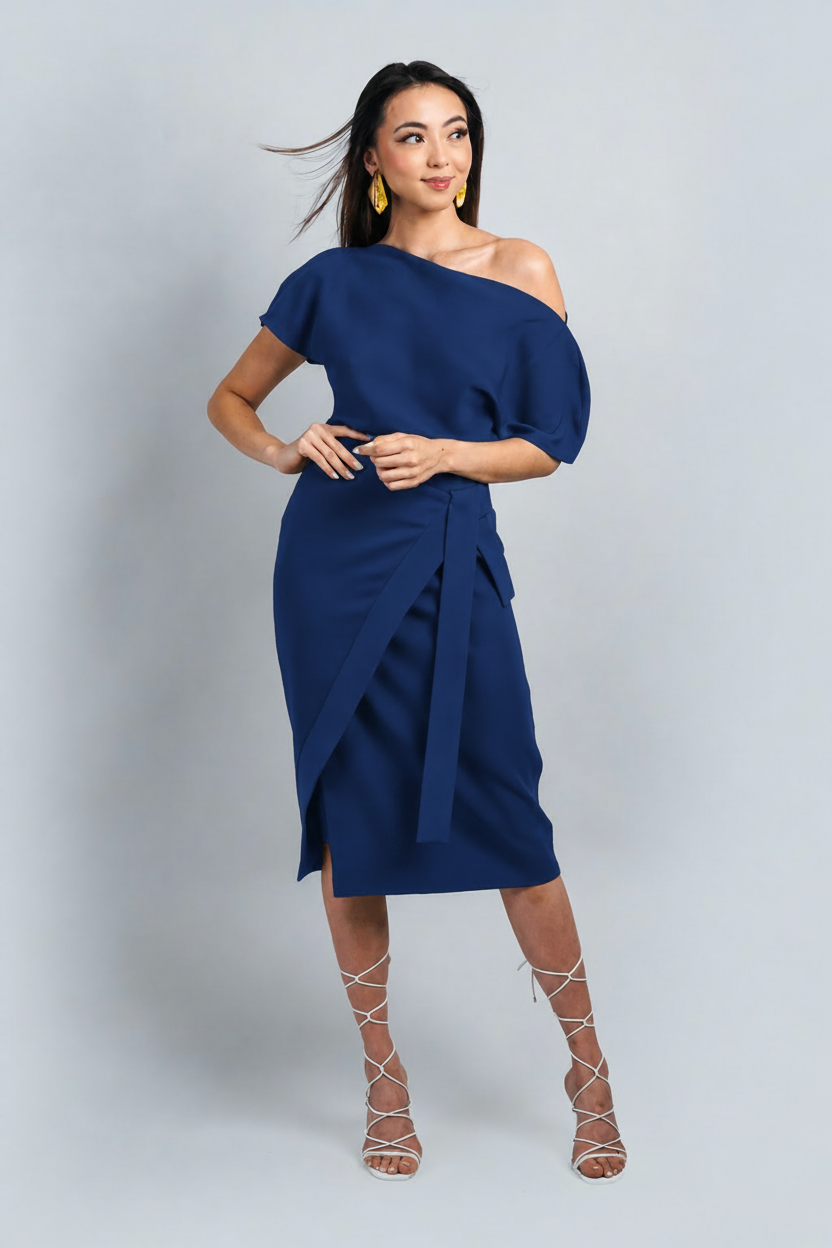 Dark Blue Micah Top