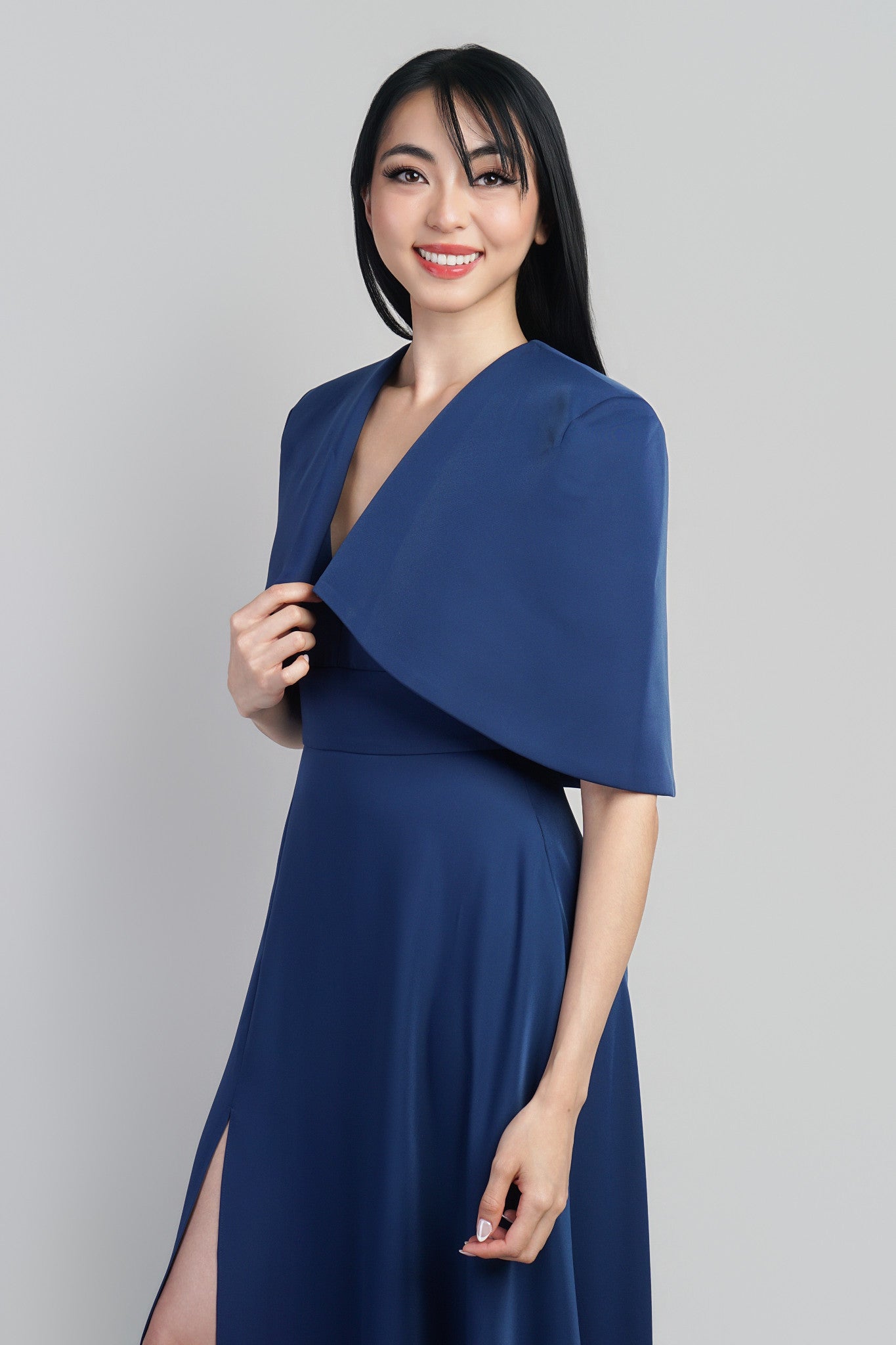 Dark Blue Short Cape/Bolera