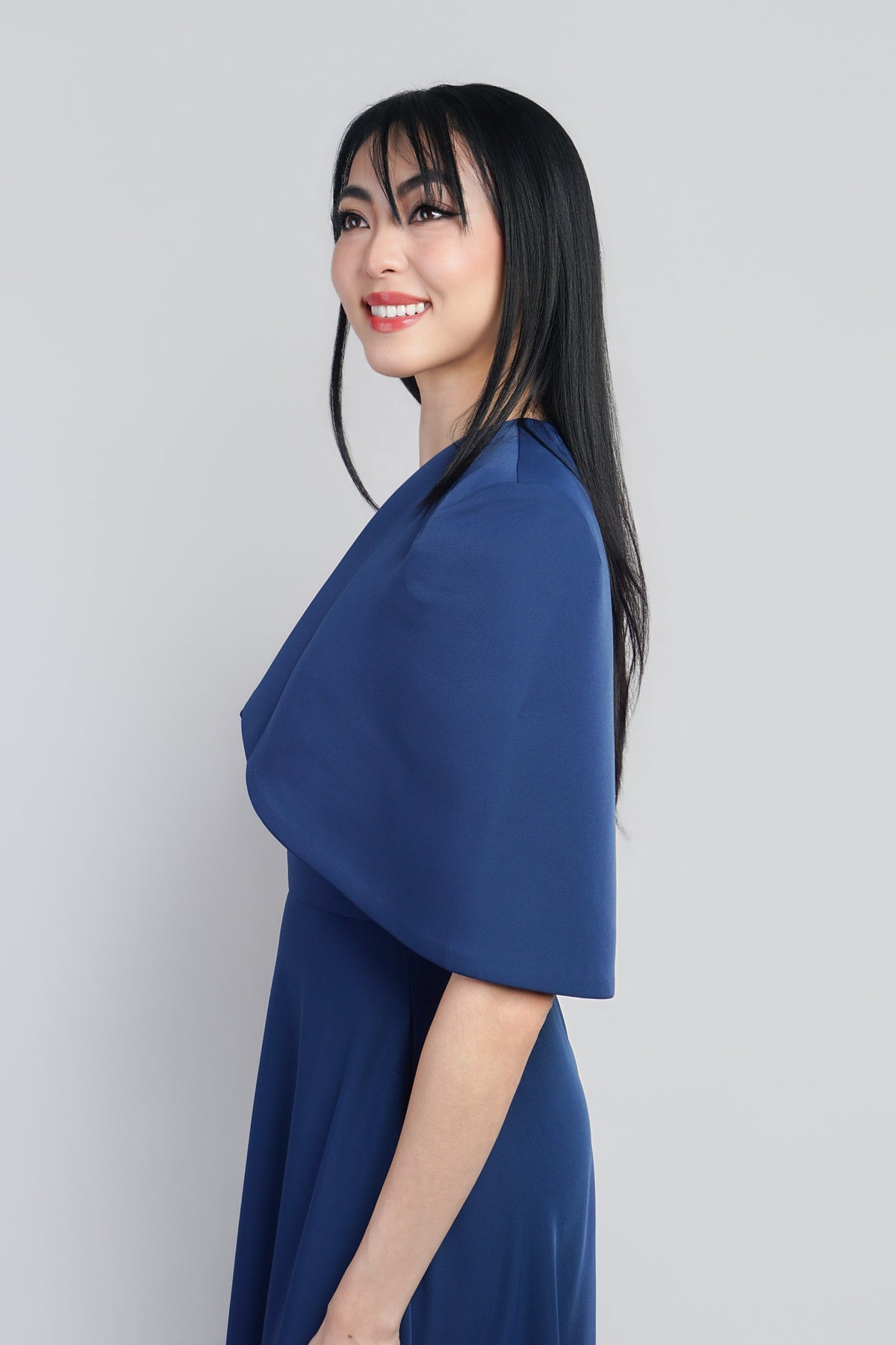 Dark Blue Short Cape/Bolera