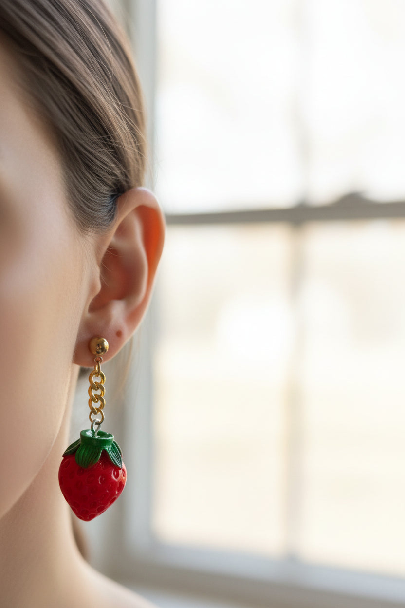 Strawberry Earrings