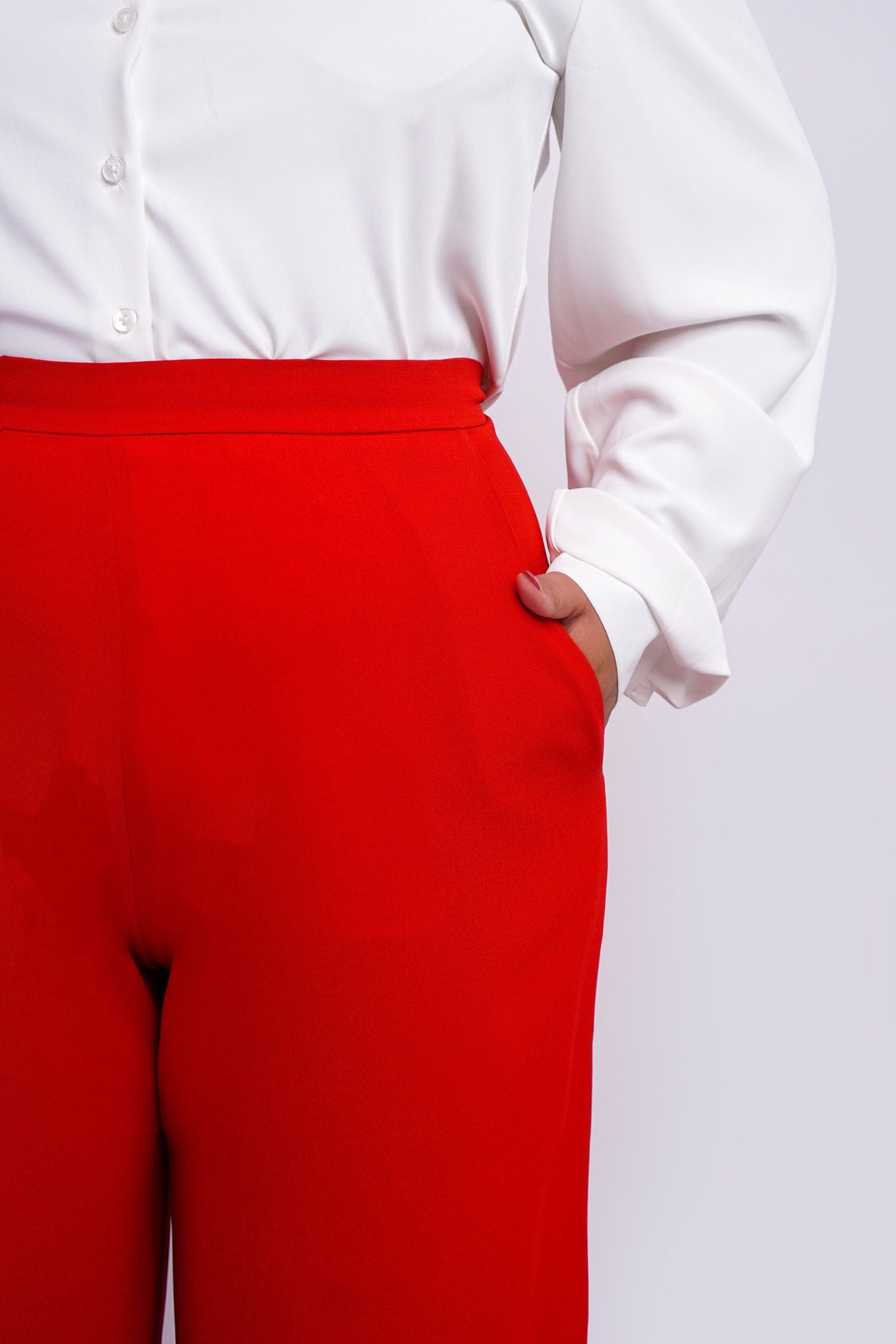 Chloe Dao BOTTOMS Red Cheryl Pants
