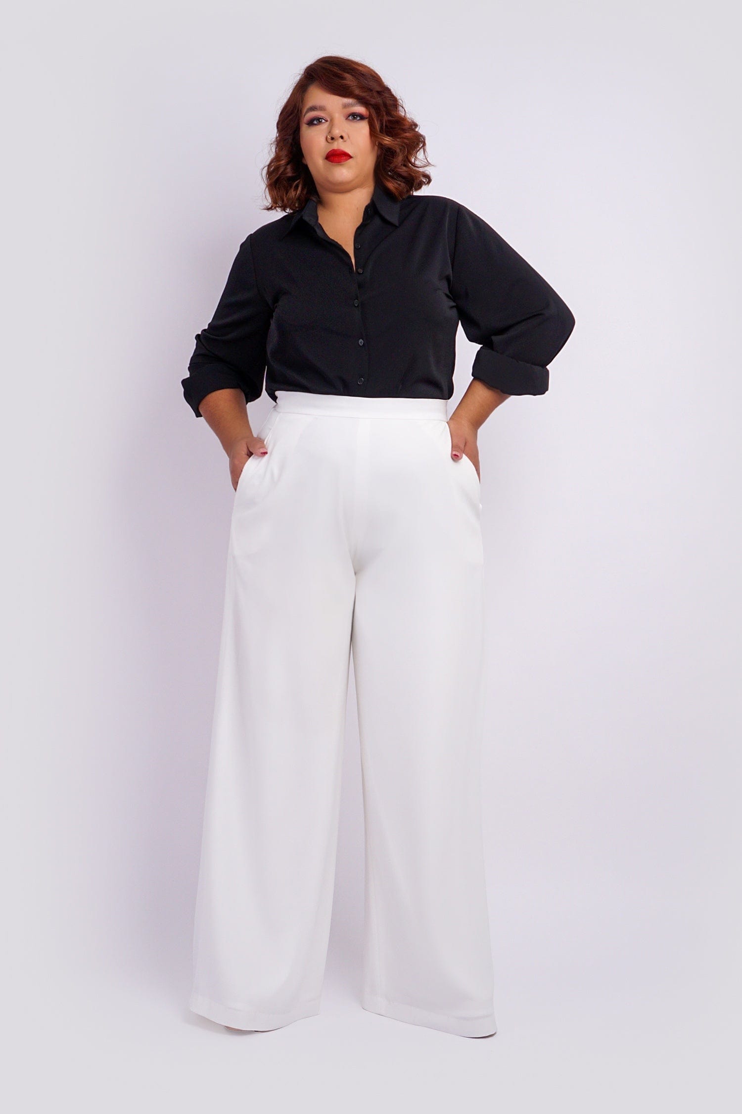 Chloe Dao BOTTOMS White Cheryl Pants