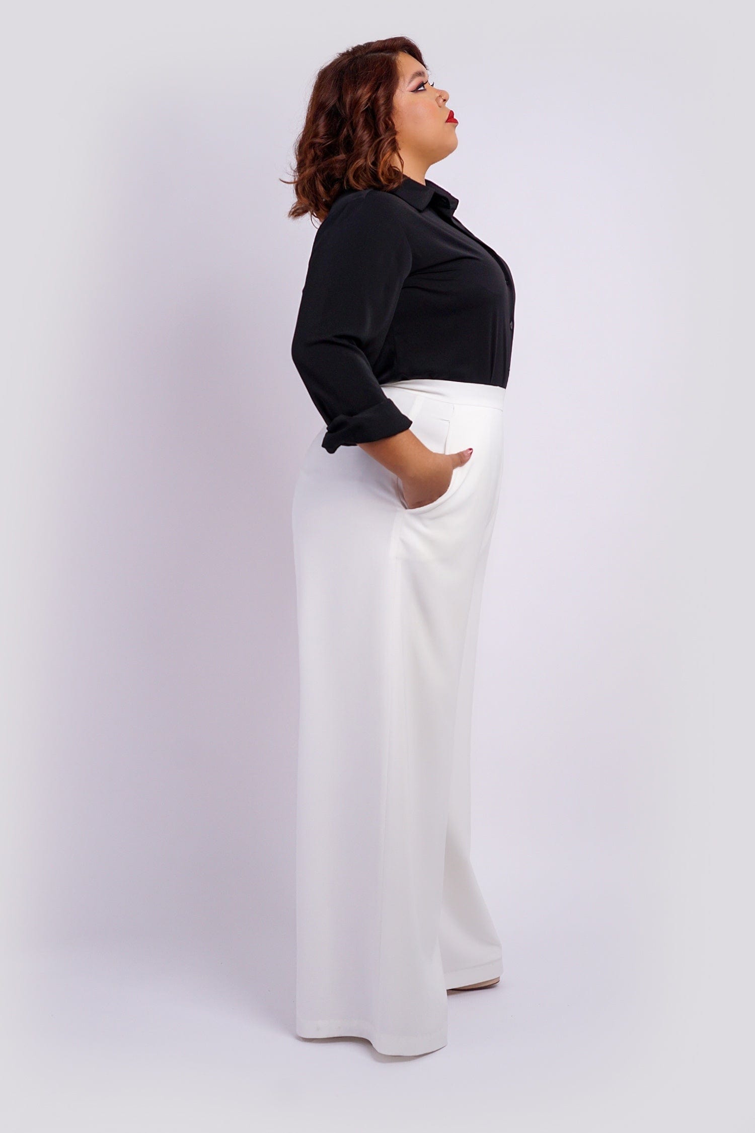 Chloe Dao BOTTOMS White Cheryl Pants