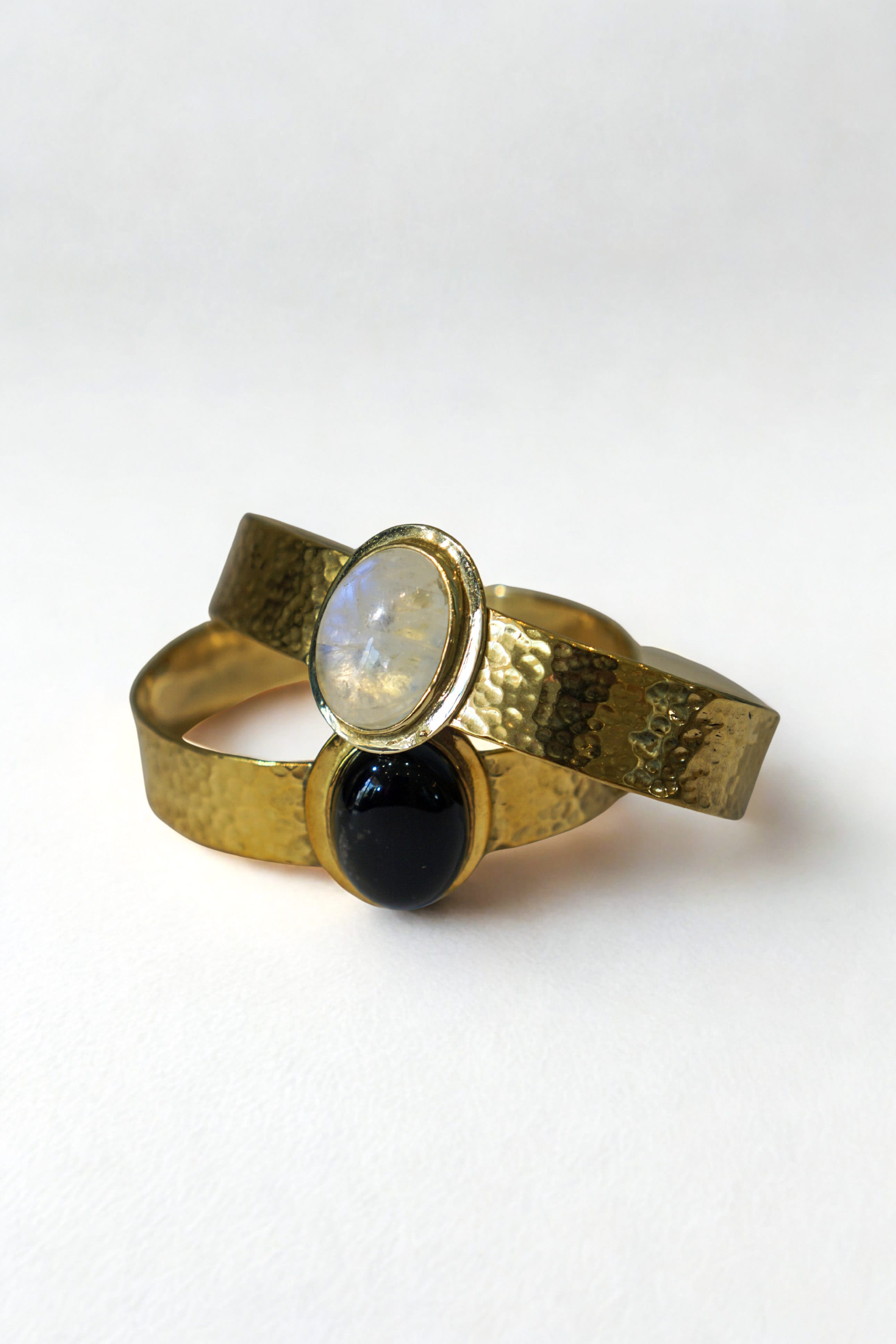 Private Label BRACELETS Black Gold Black Stone Bracelet