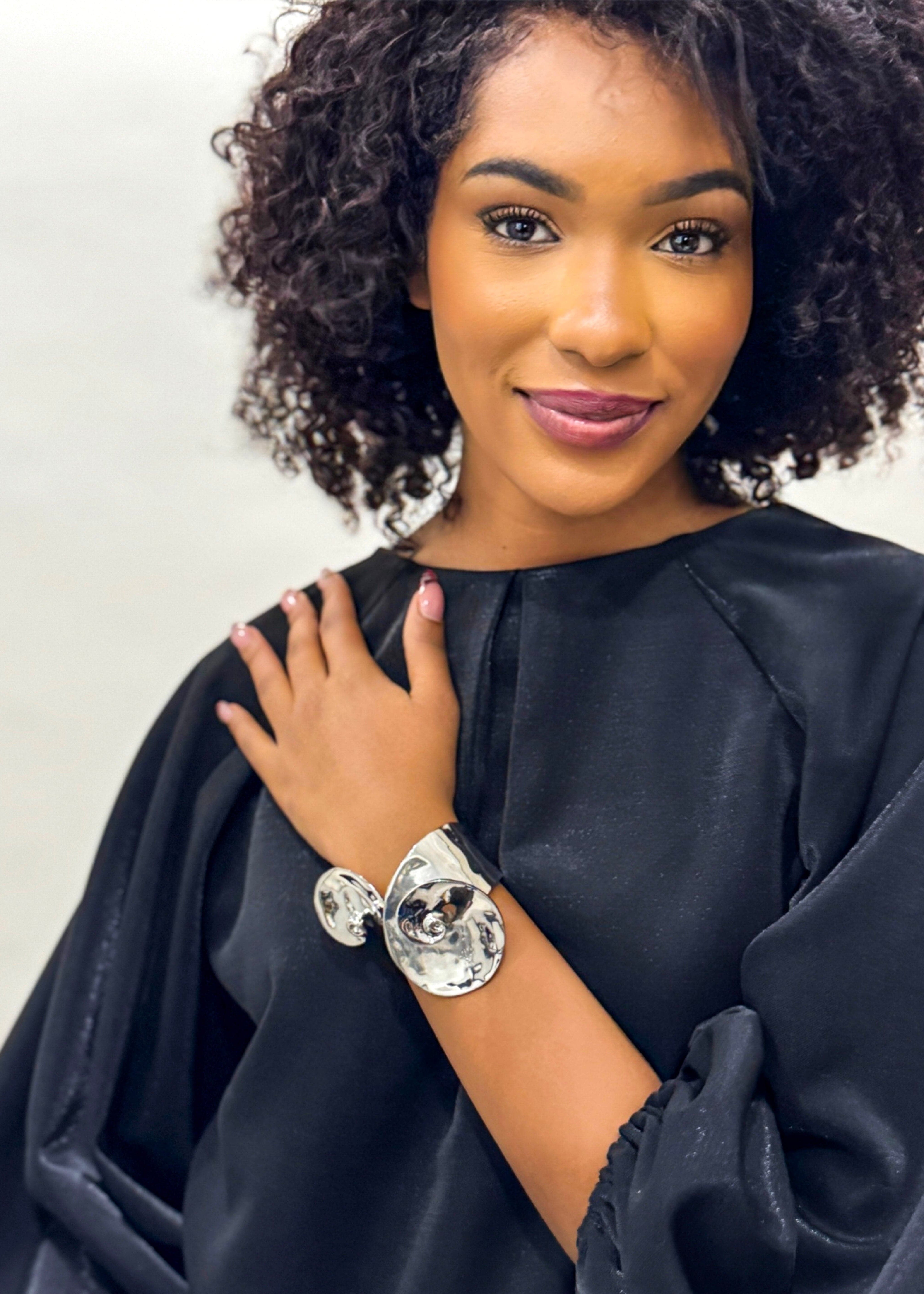 DCD BRACELETS Silver Two Alloy Spiral Bracelet