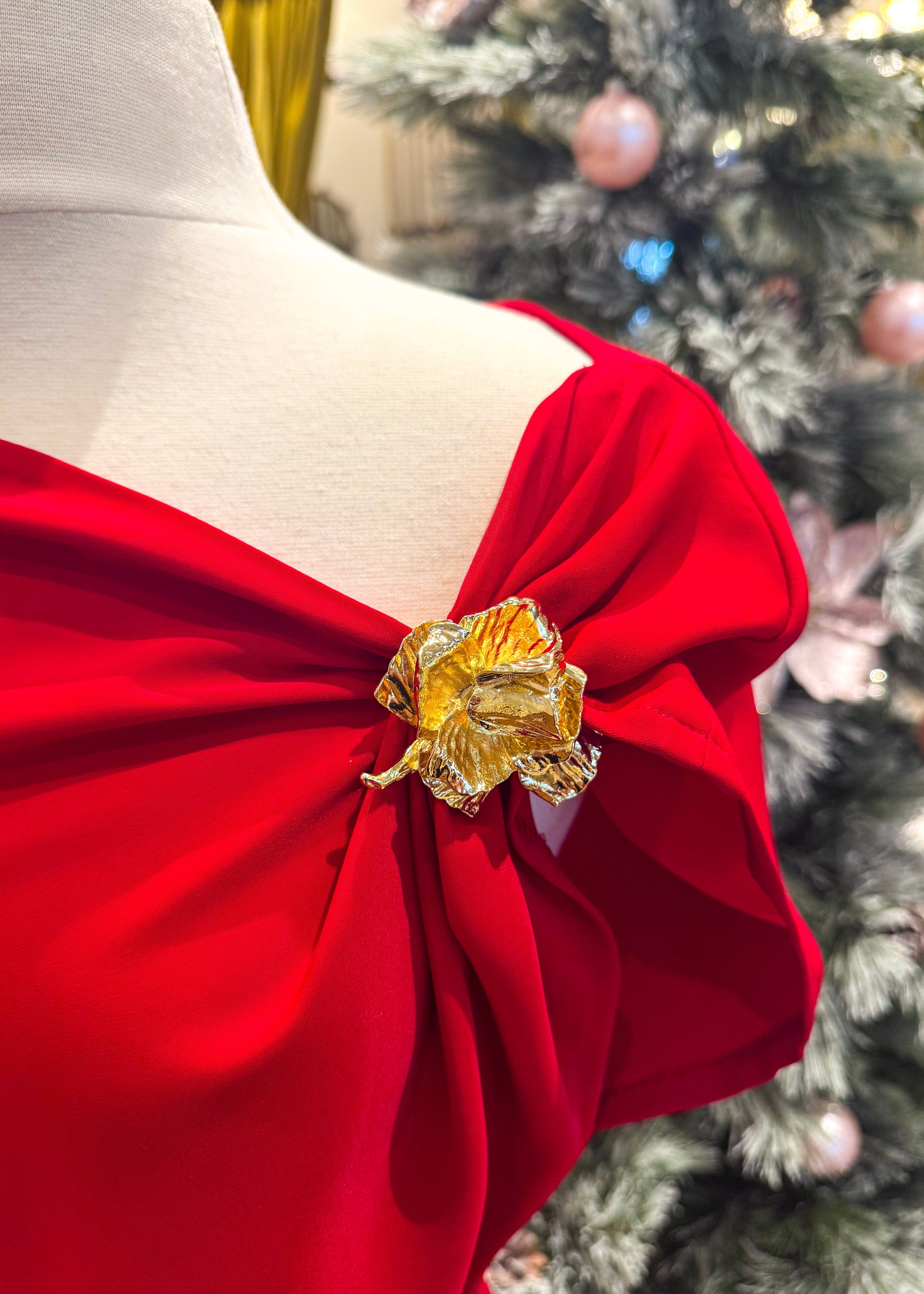 Private Label BROOCHES Gold Rose Brooch