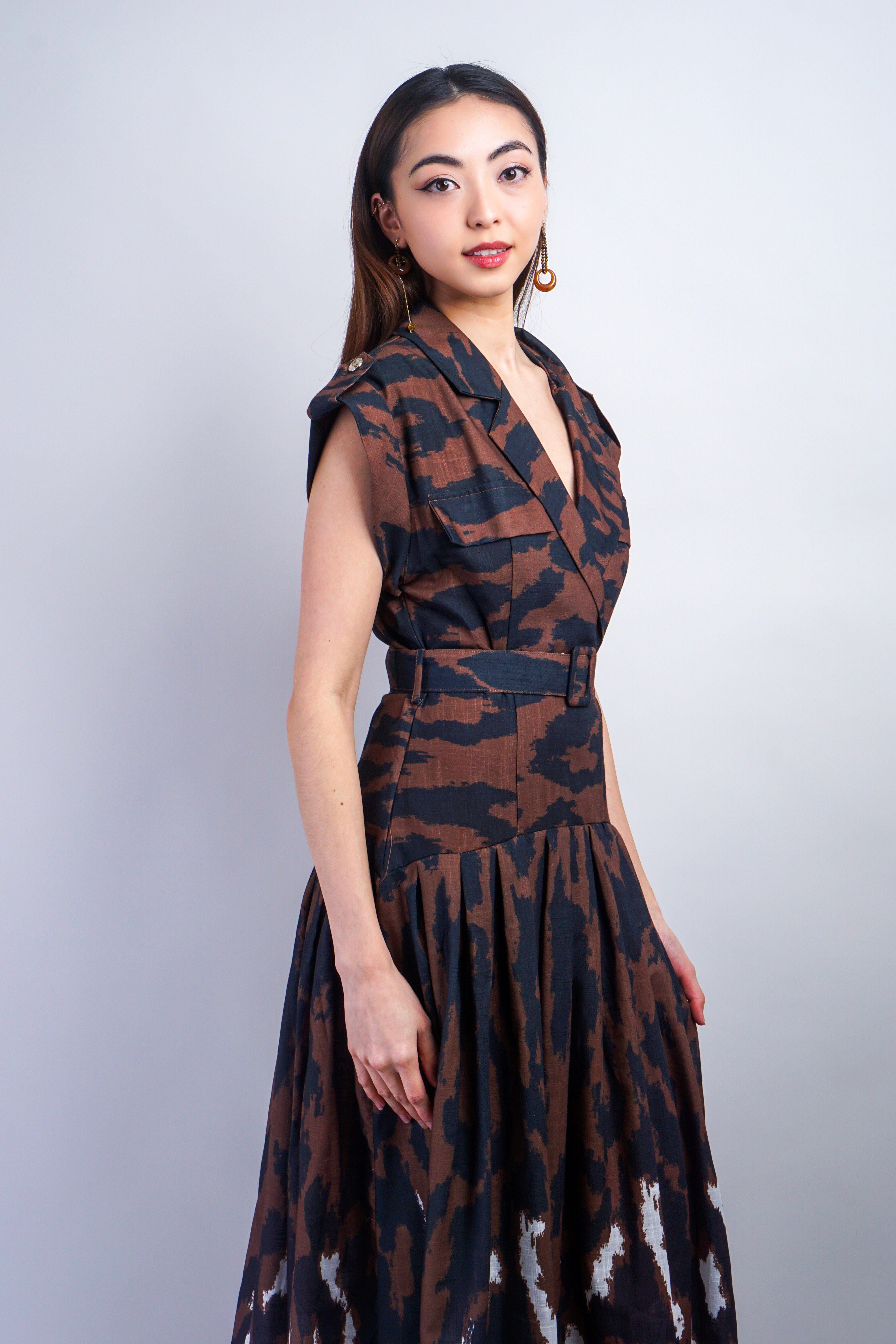 Private Label DRESSES Brown Ombre Rodeo Shirt Dress