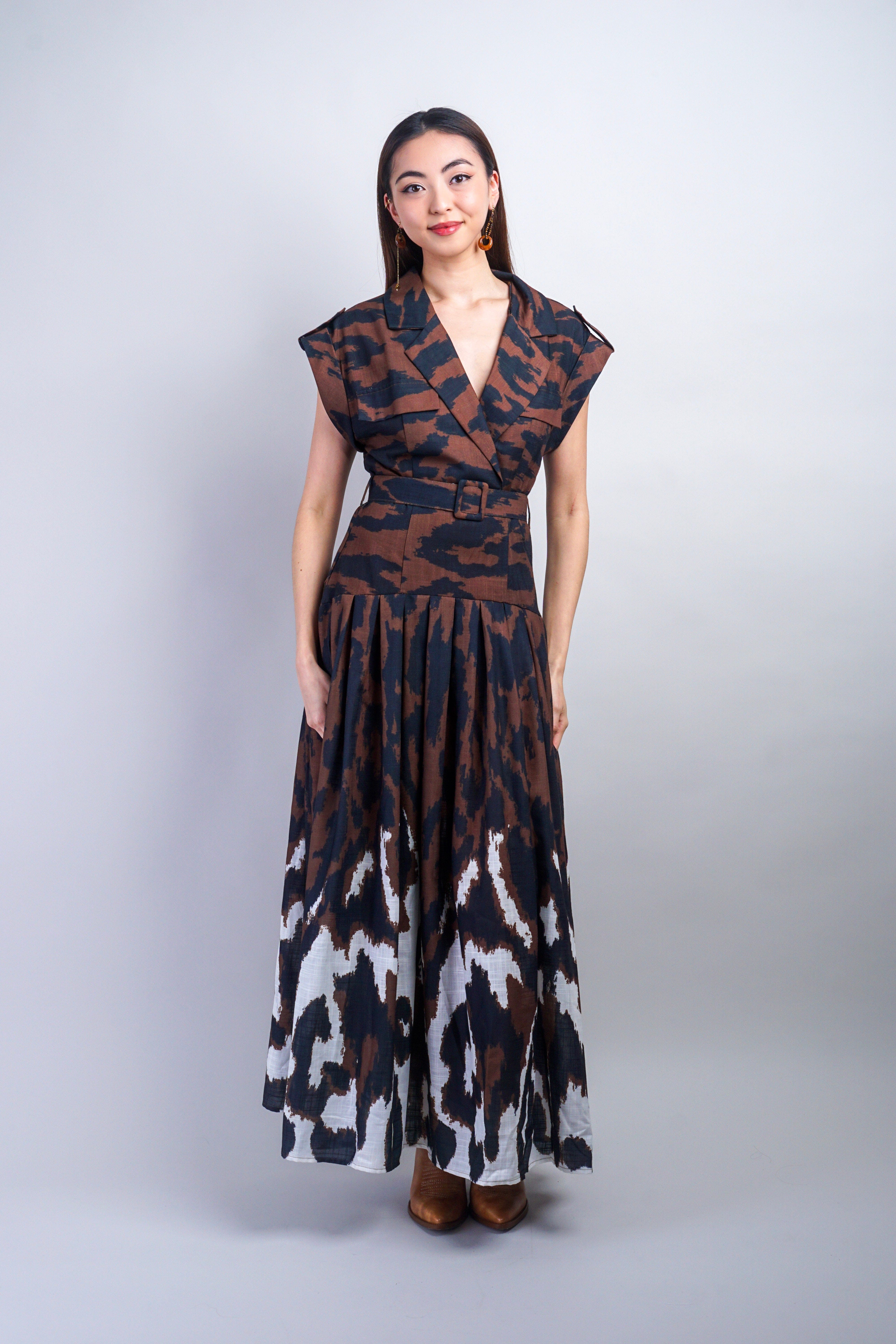 Private Label DRESSES Brown Ombre Rodeo Shirt Dress