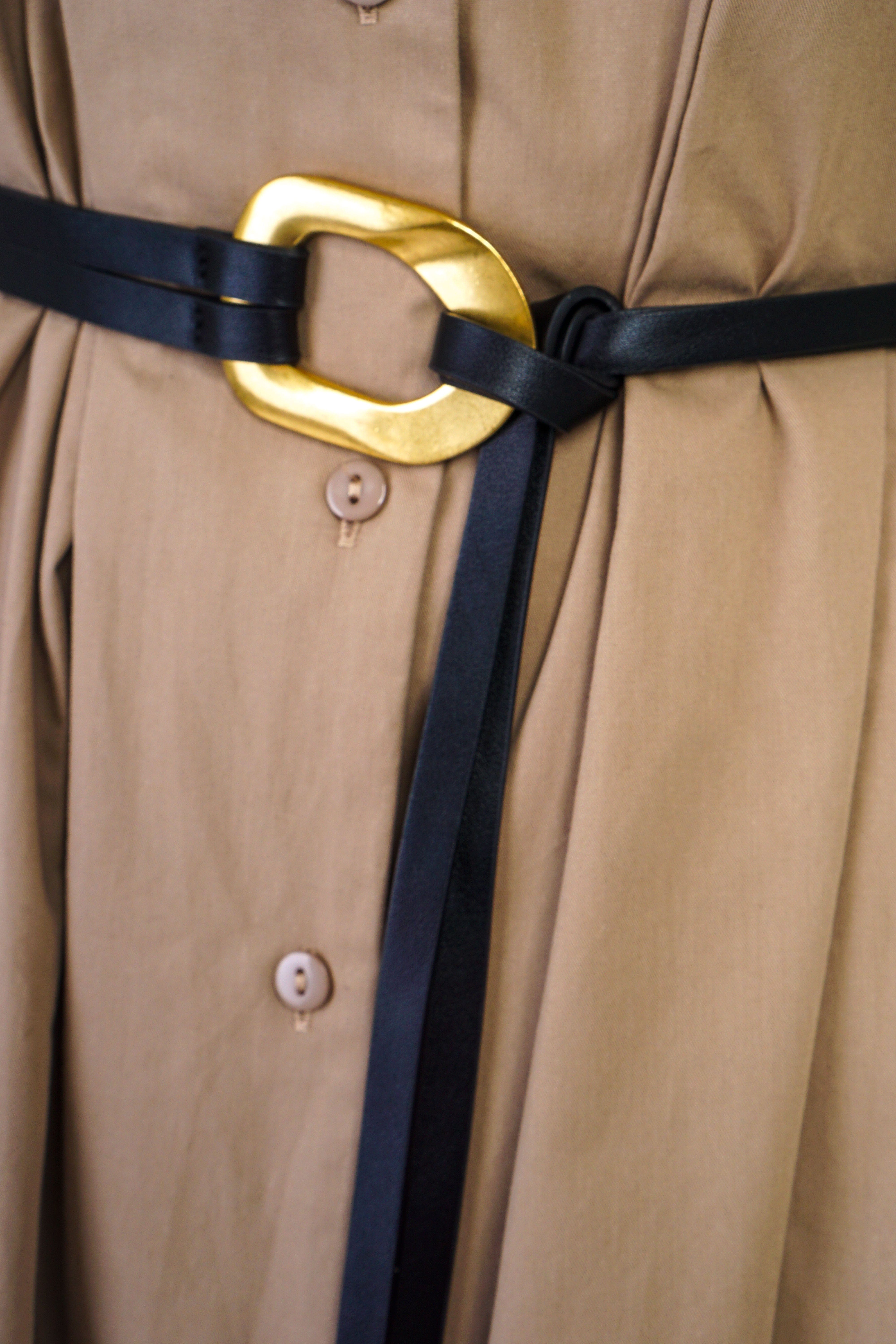 Private Label DRESSES Camel Halter Belted Maxi Dress
