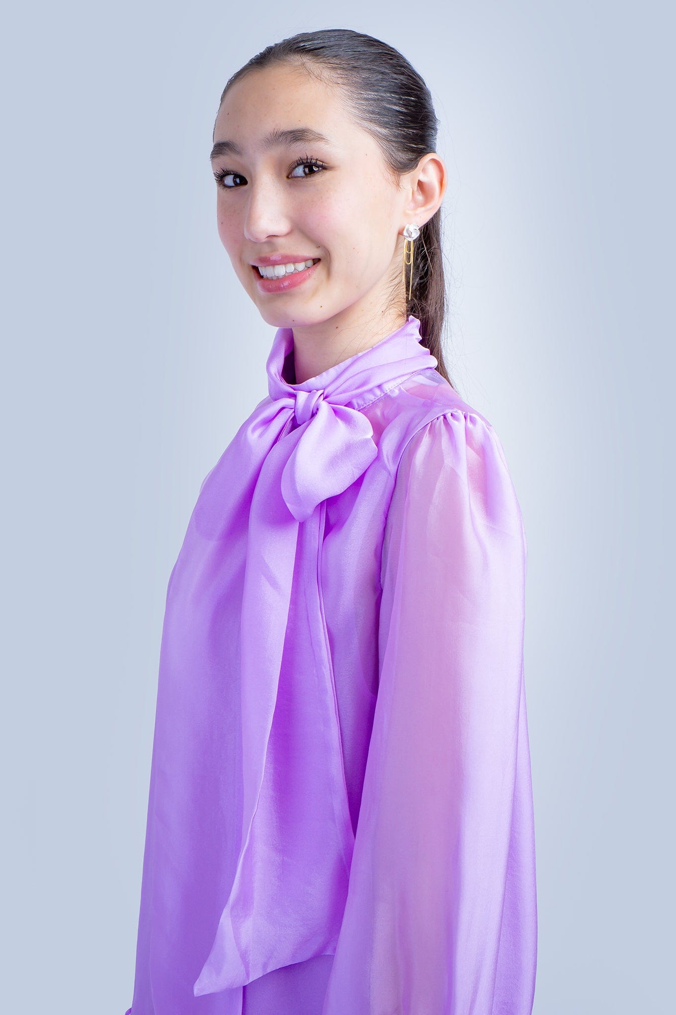 DCD DRESSES Lavendar Soft Chiffon Mk Dress