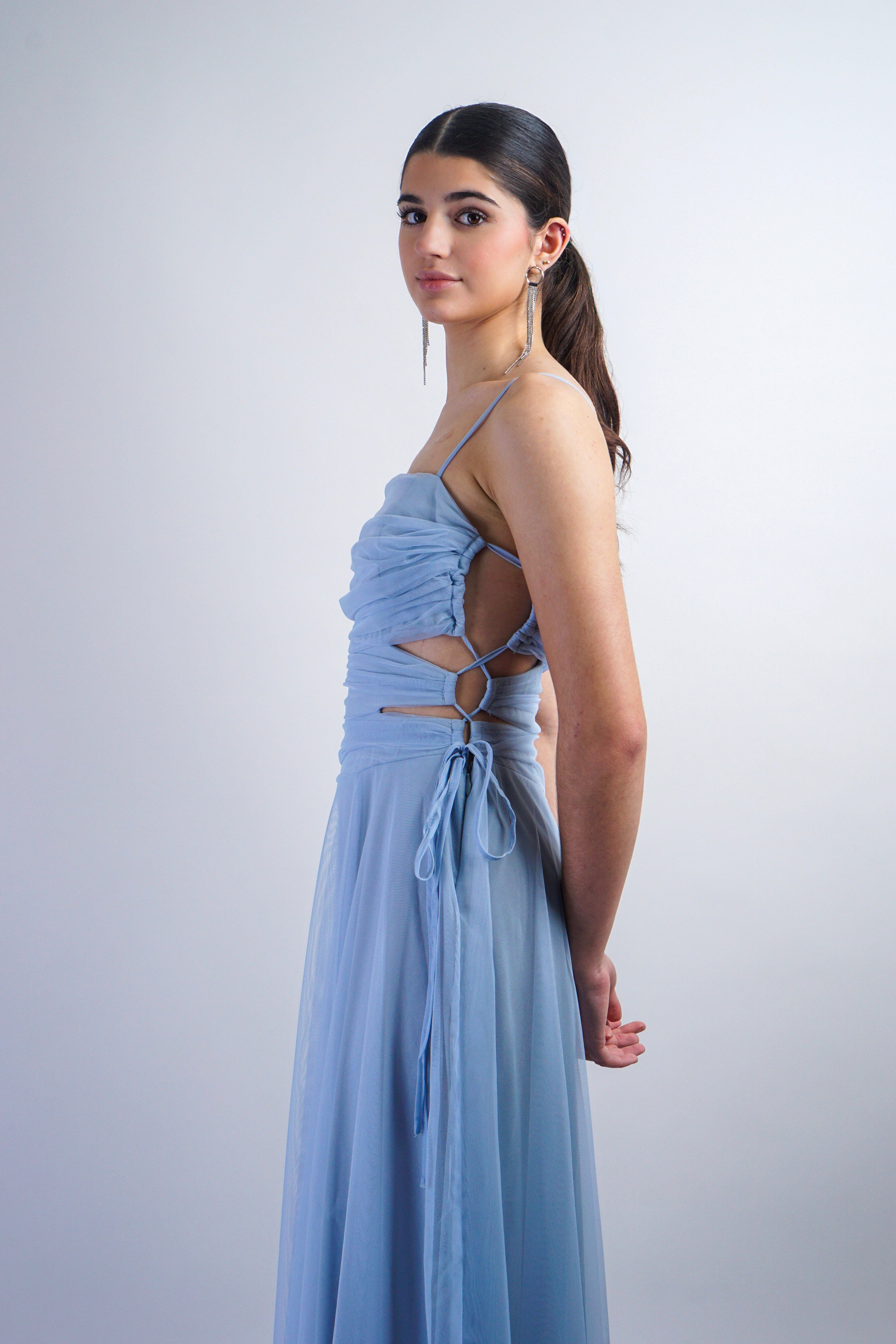 Private Label DRESSES Light Blue Summer A-Line Dress