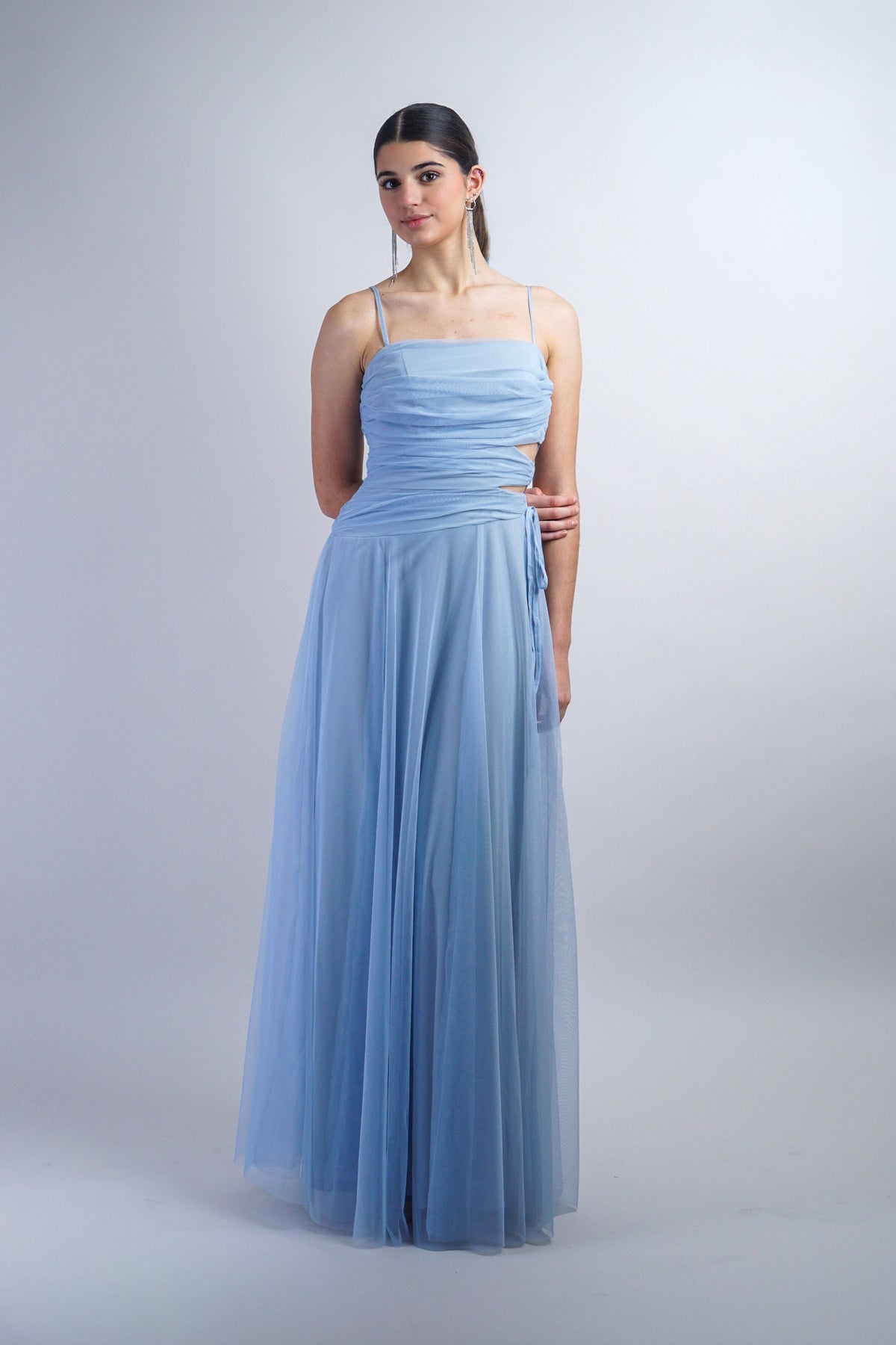 light blue summer formal dress A-Line | Women's Clothing and Accessories Chic tweed dress for work