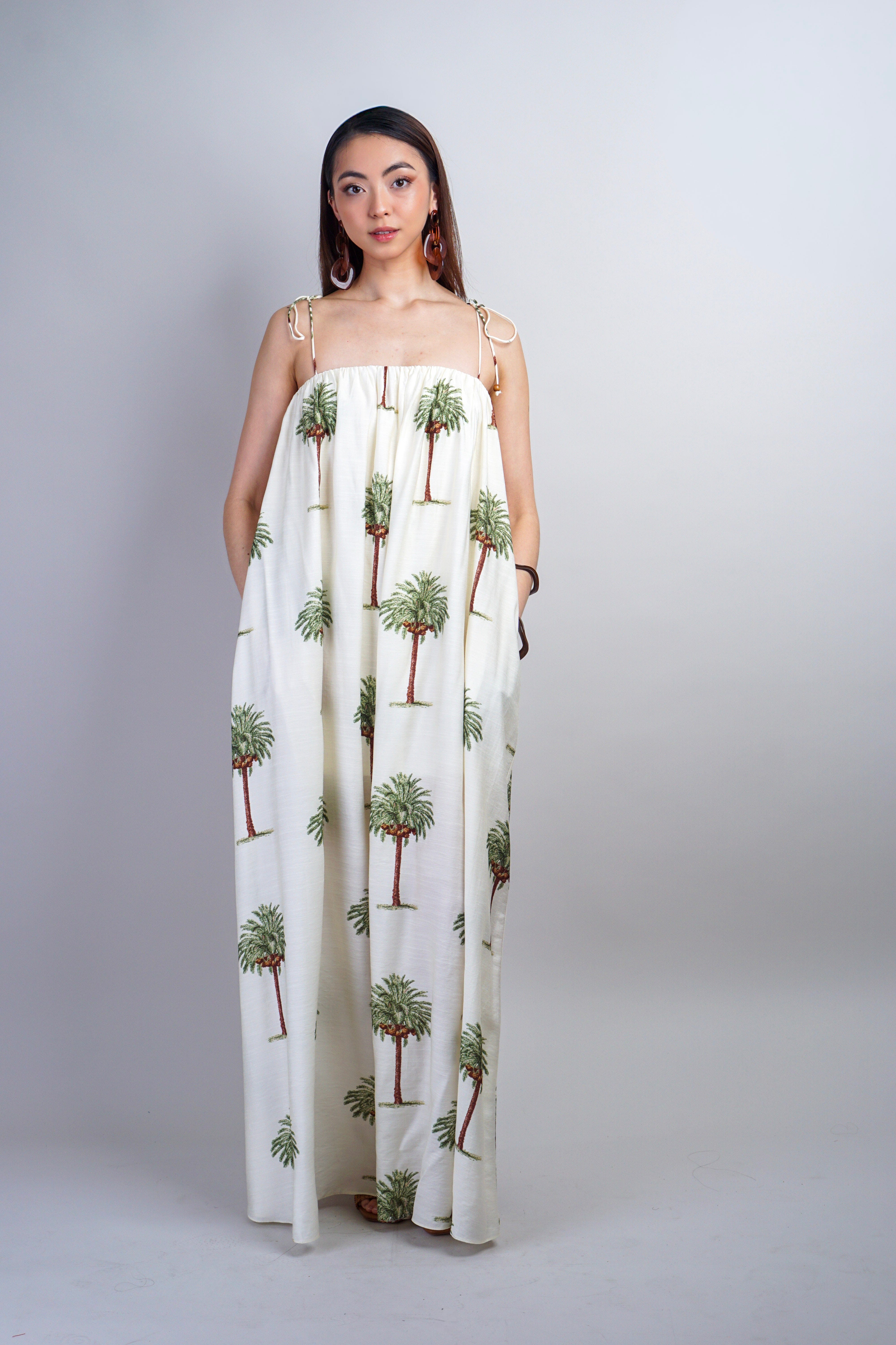 Private Label DRESSES Palm Trees Maxi Dress