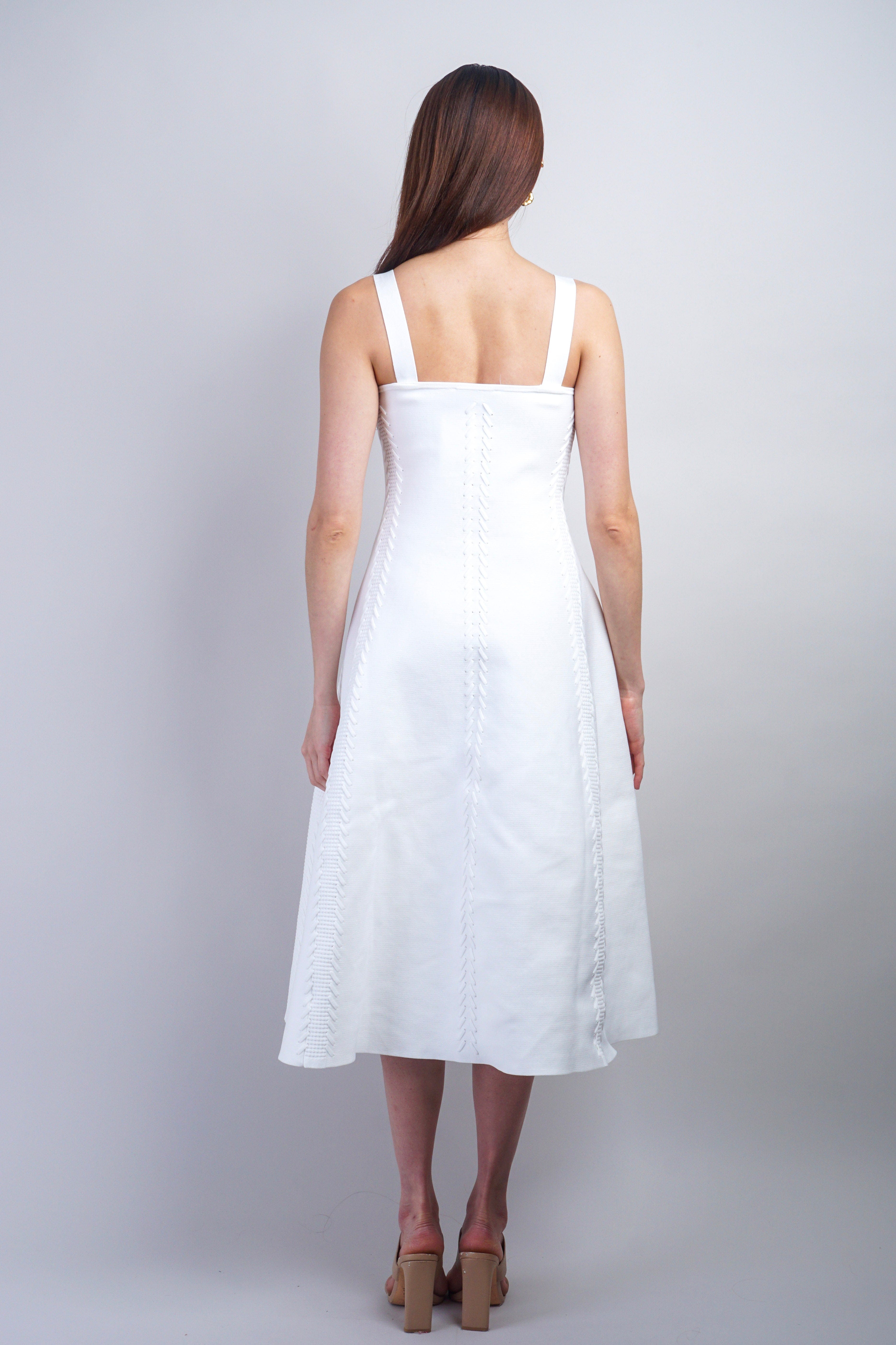 Private Label DRESSES White Modern Knit Dress