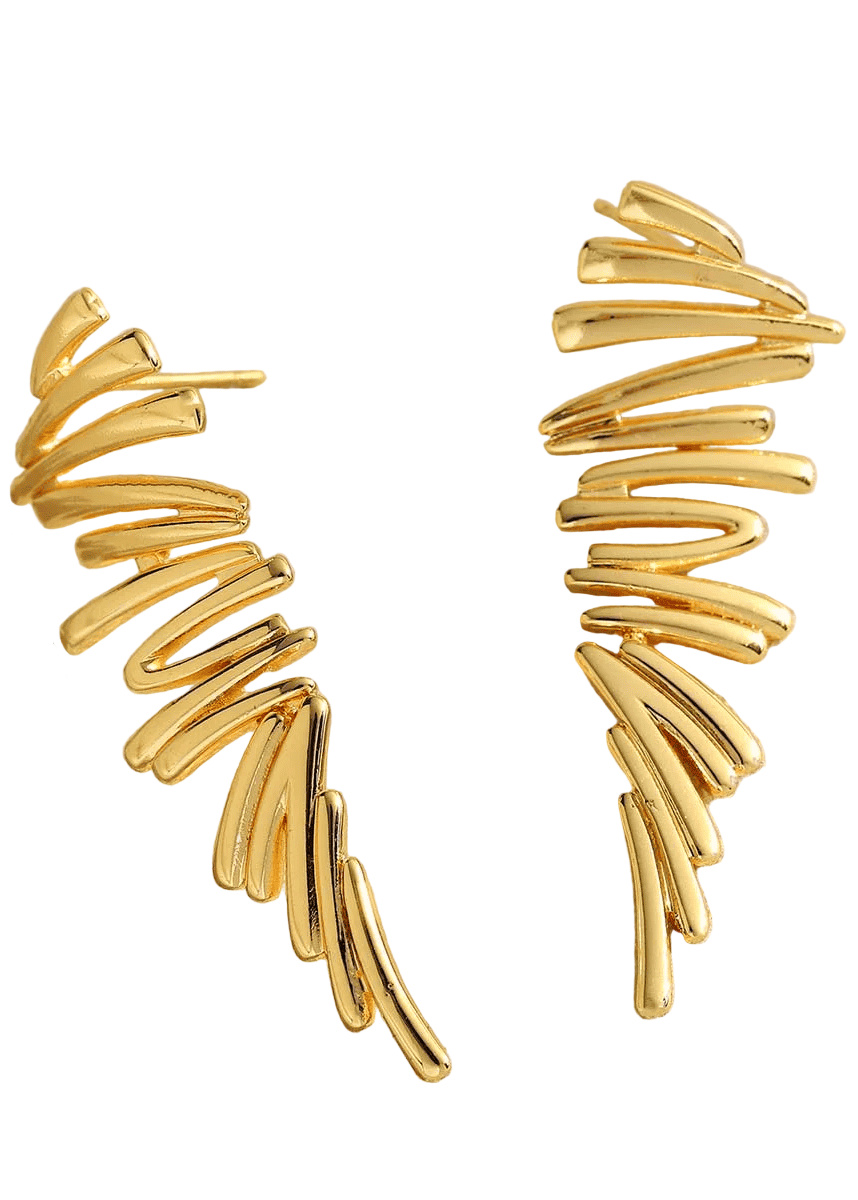 Private Label EARRINGS 1 Pair Elegant Luxurious Artistic Geometric Leaves Solid Color Inlay 304 Stainless Steel Zircon Ear Studs