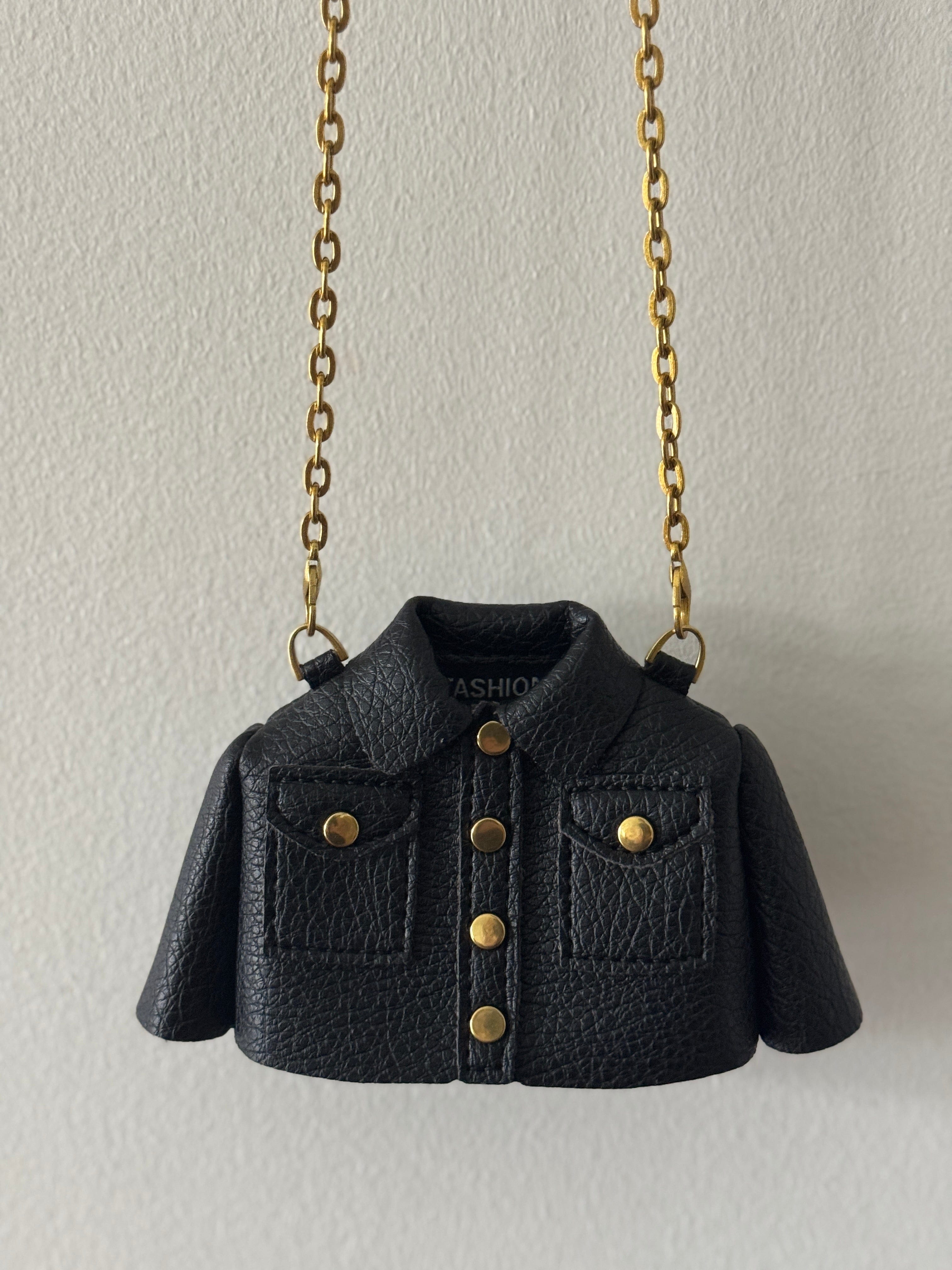 Private Label HANDBAGS Black Jacket Mini Bag
