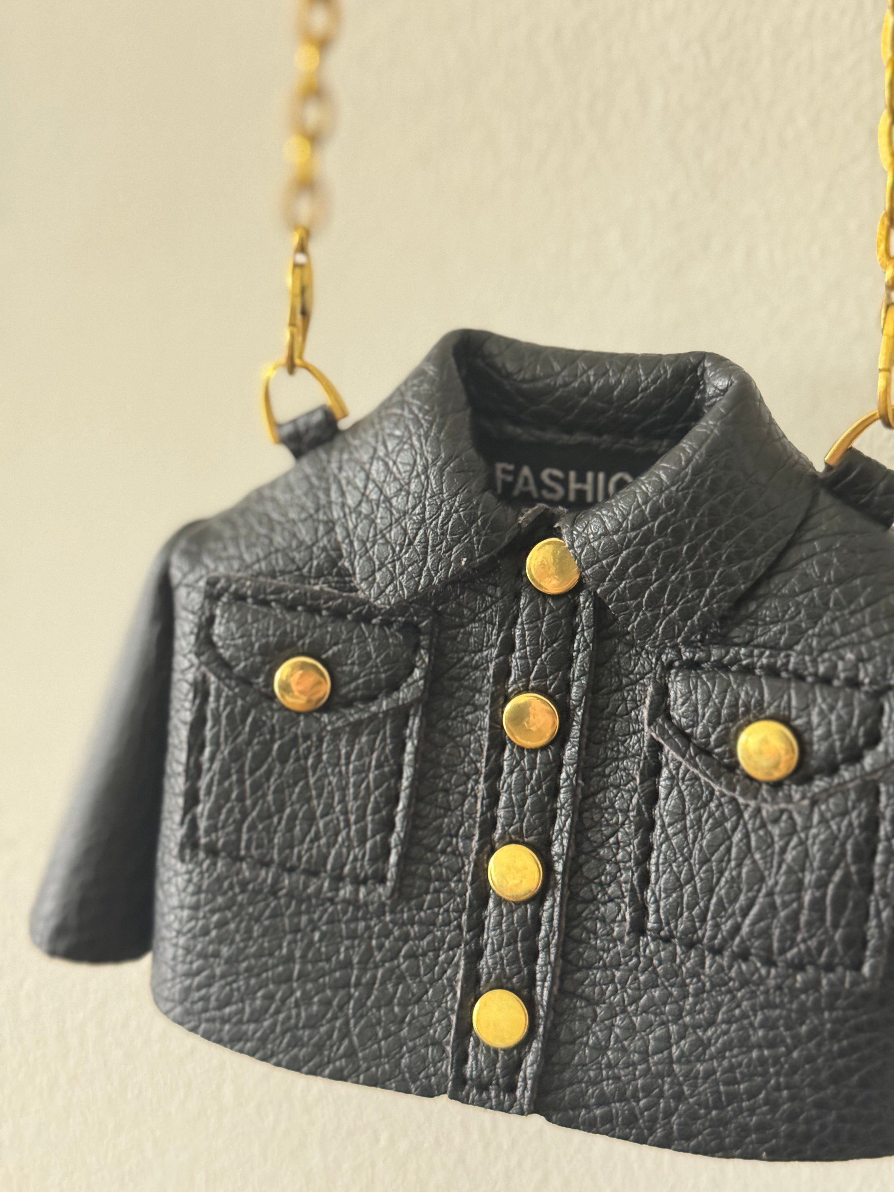 Private Label HANDBAGS Black Jacket Mini Bag