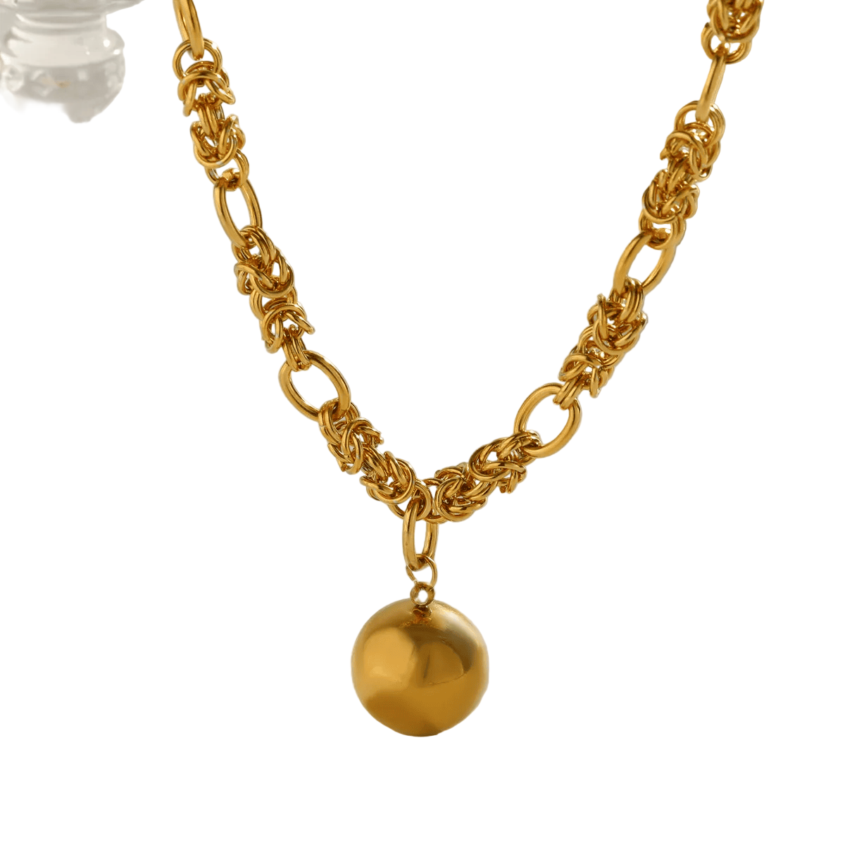 Private Label NECKLACES Wholesale Jewelry IG Style Simple Style Oval 304 Stainless Steel Zircon Plating Inlay Pendant Necklace Long Necklace