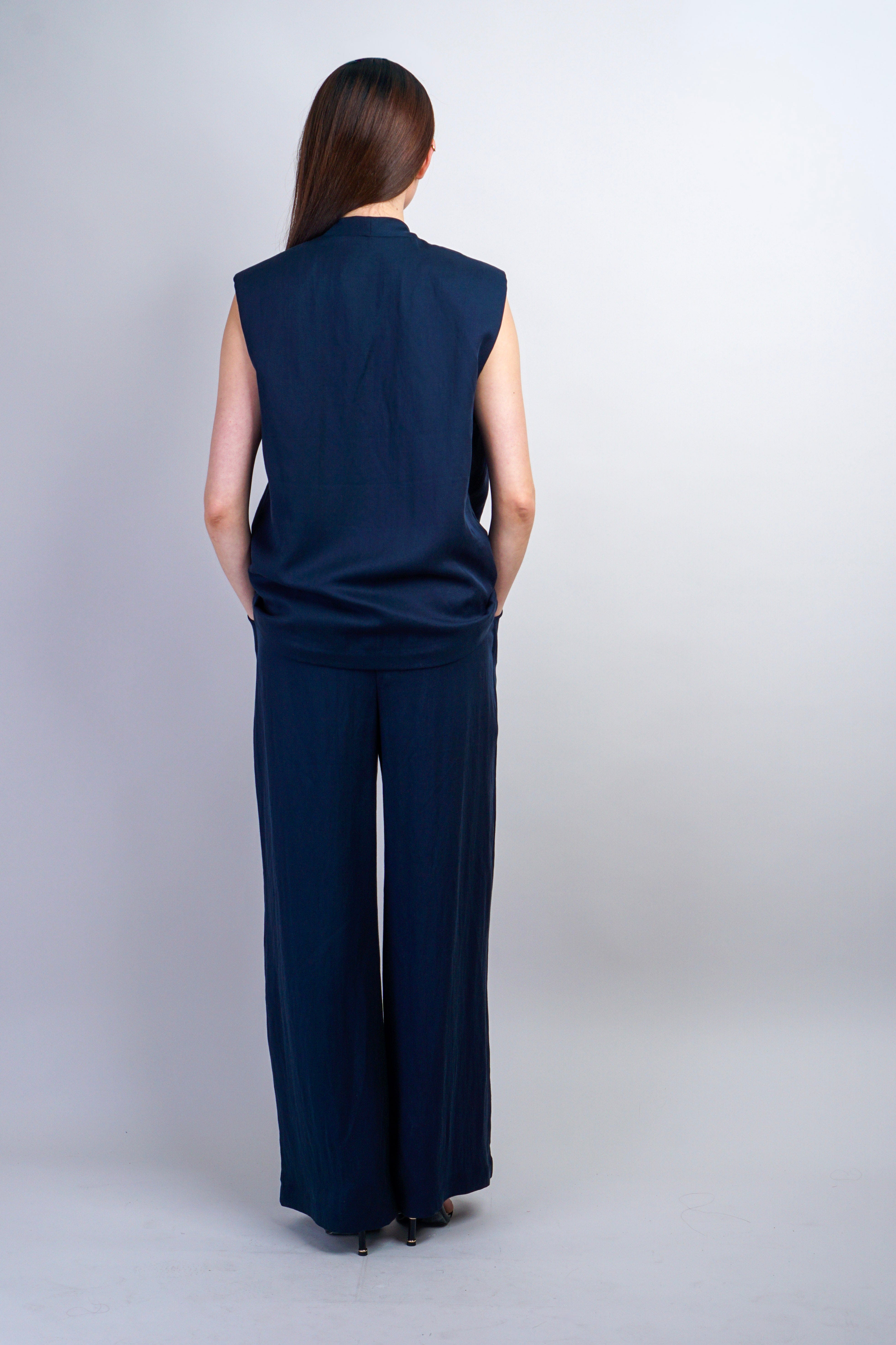 Private Label PANTS Navy Relaxed Pant