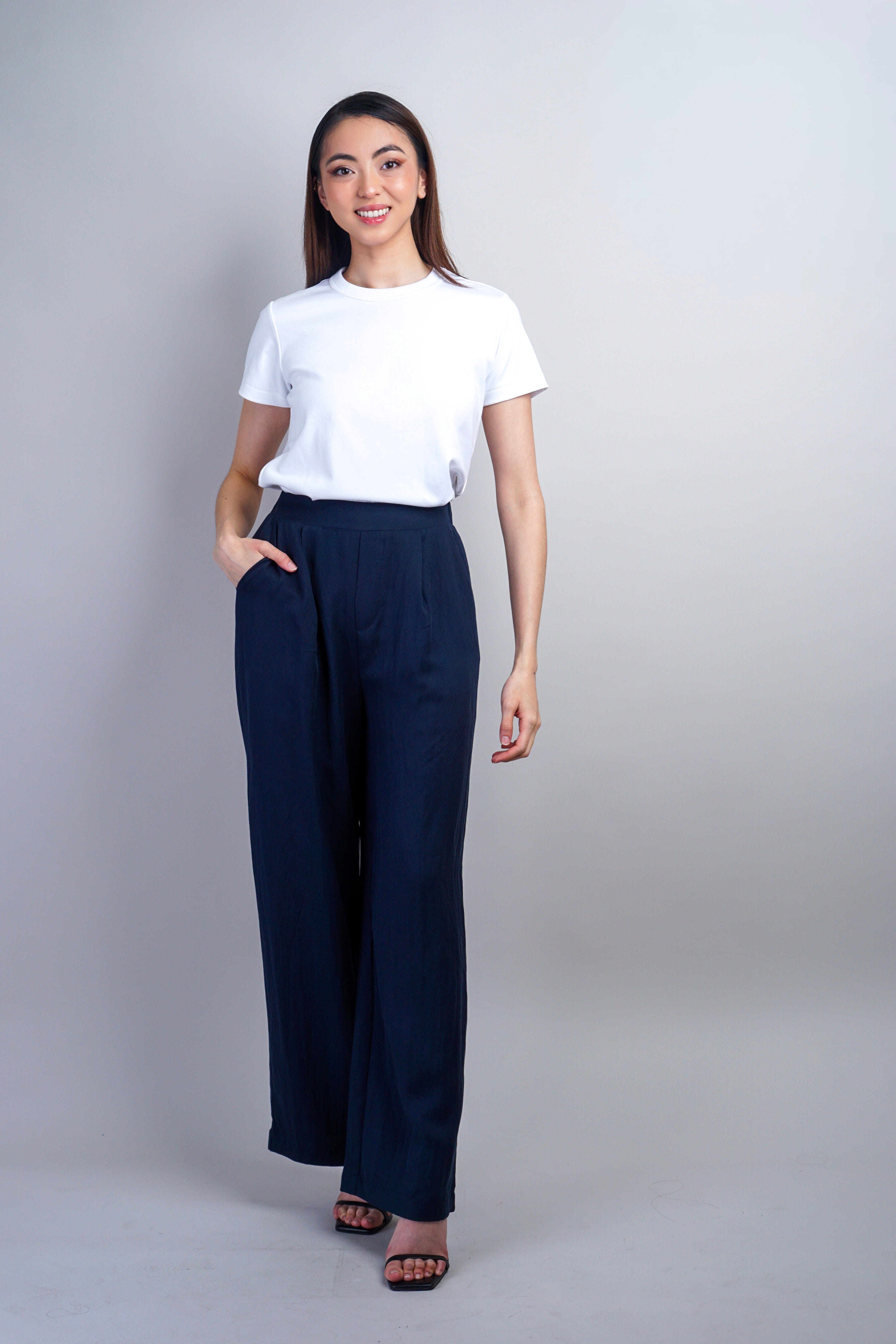 Private Label PANTS Navy Relaxed Pant