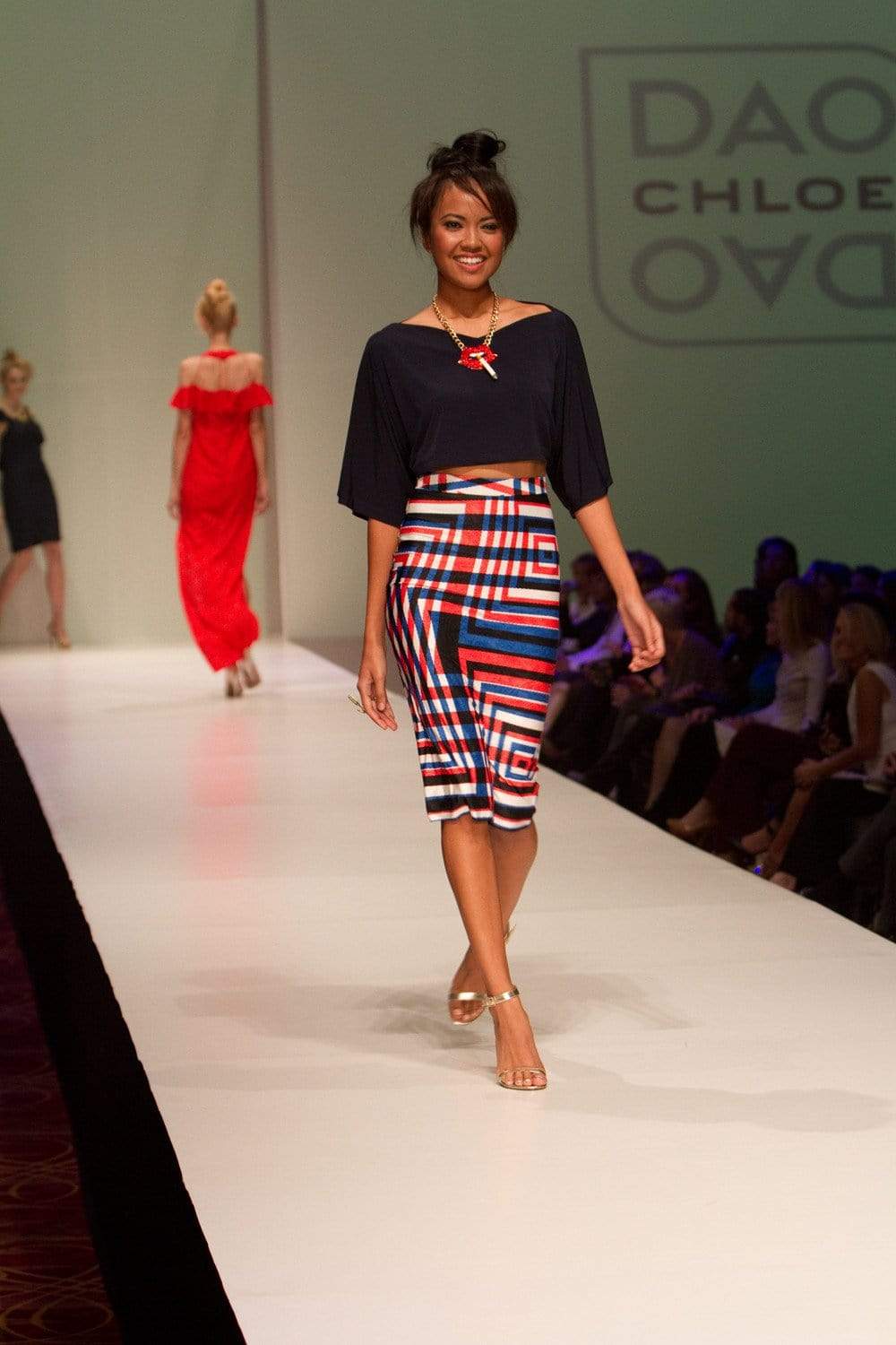 CD-Archive Red, Blue and Black Emme Skirt