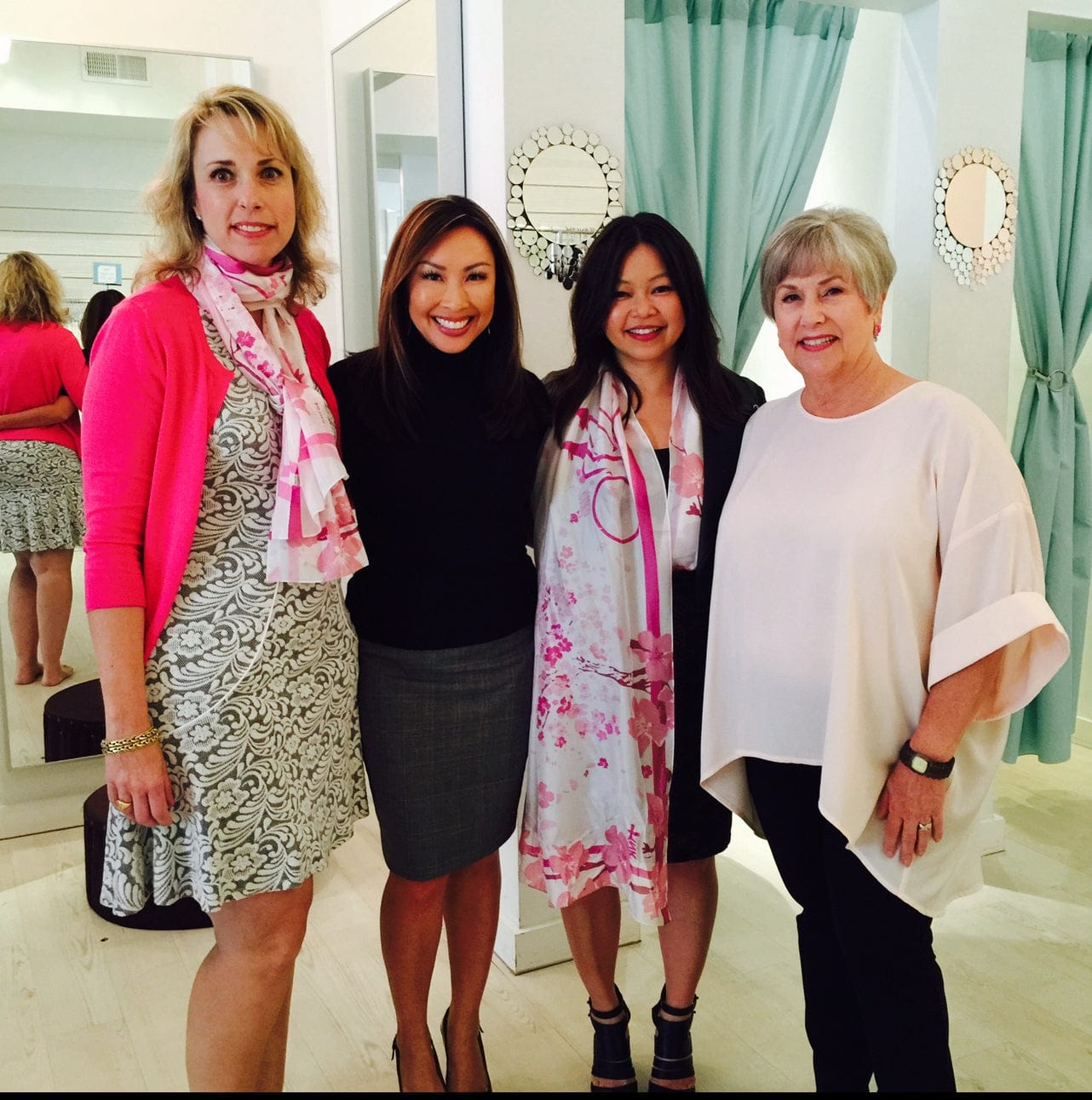 Chloe Dao SCARVES 100% Silk Habotai 8 mm Think Pink 2015 scarf