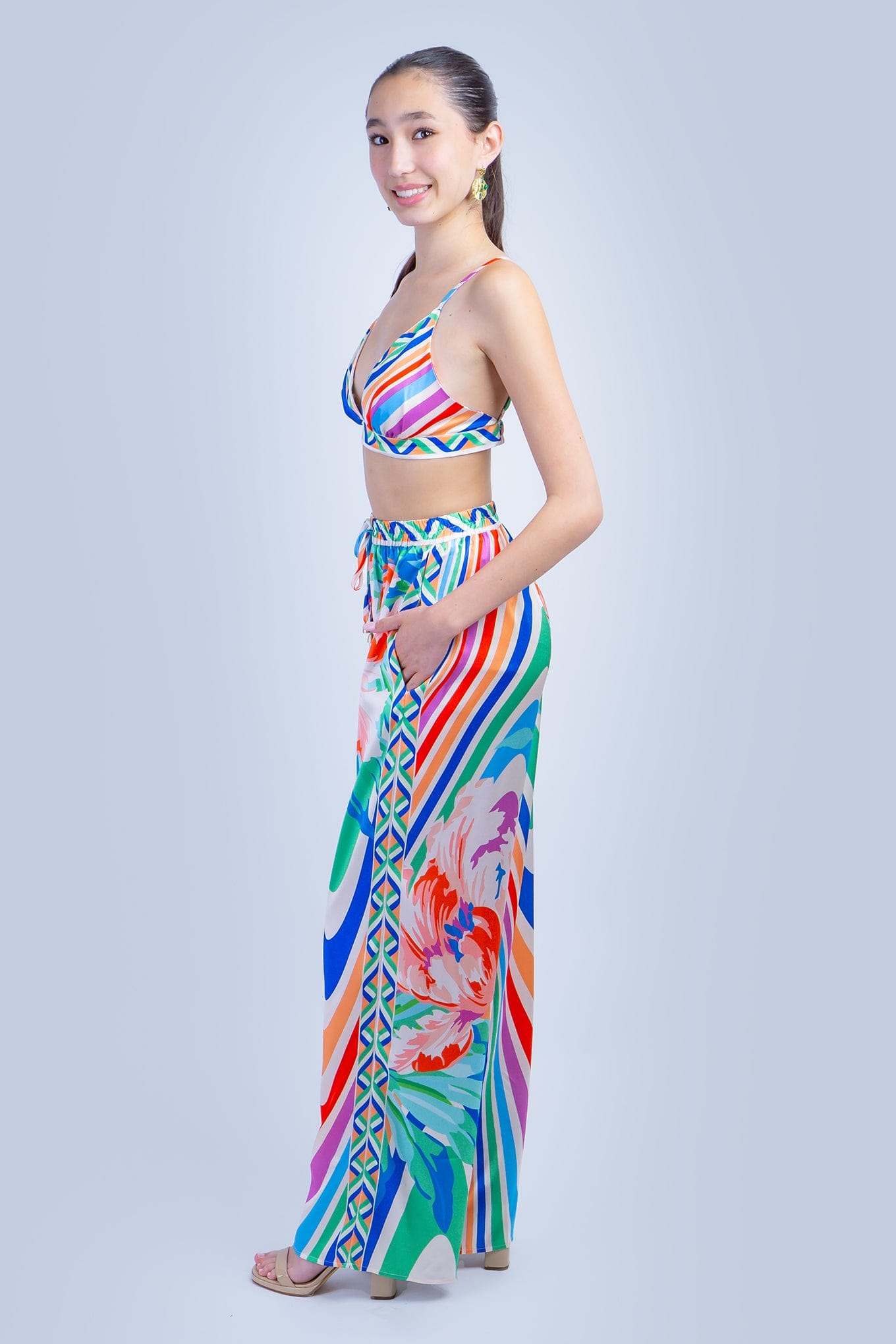 DCD SETS Multi Abstract Bra Pant Set