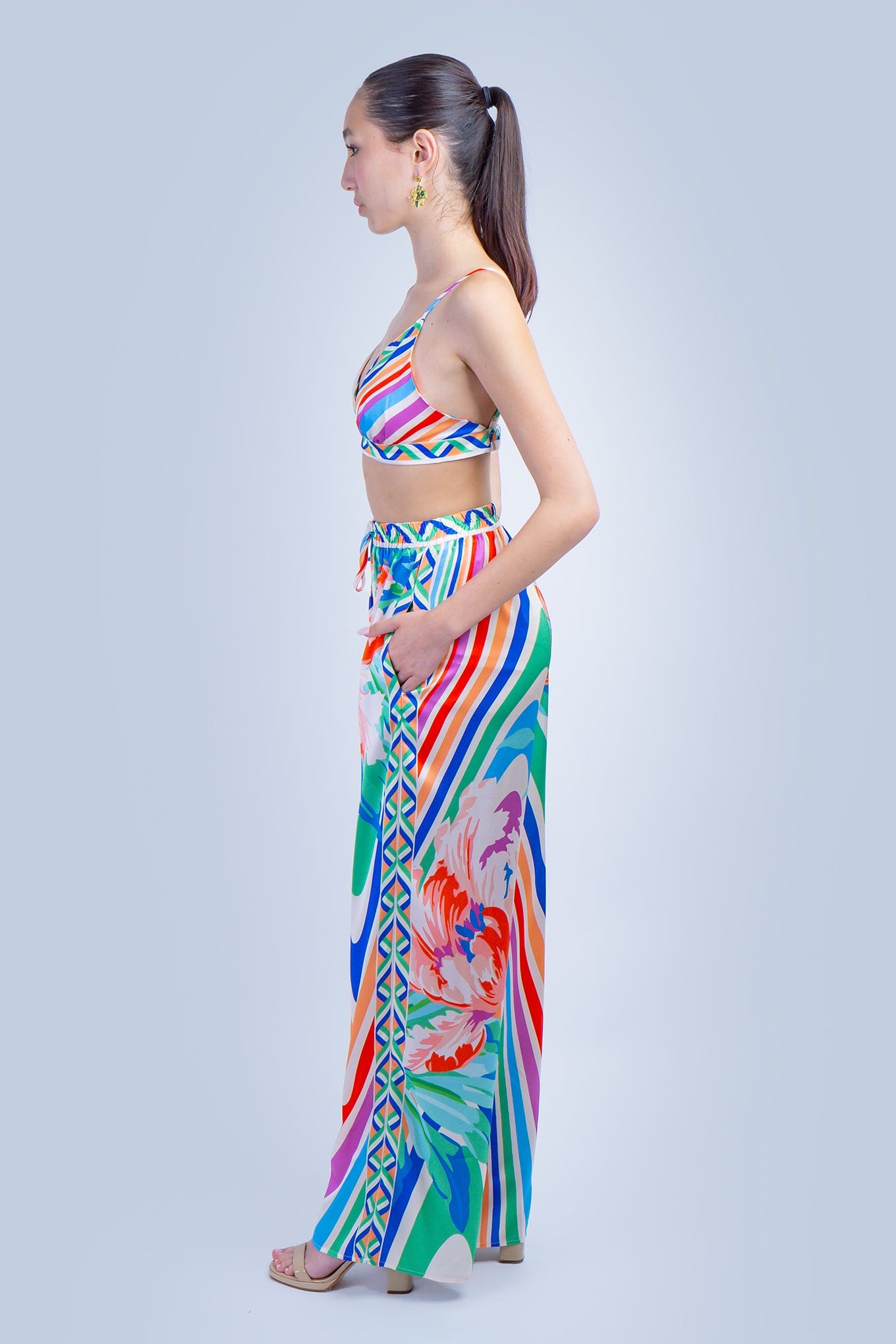 DCD SETS Multi Abstract Bra Pant Set