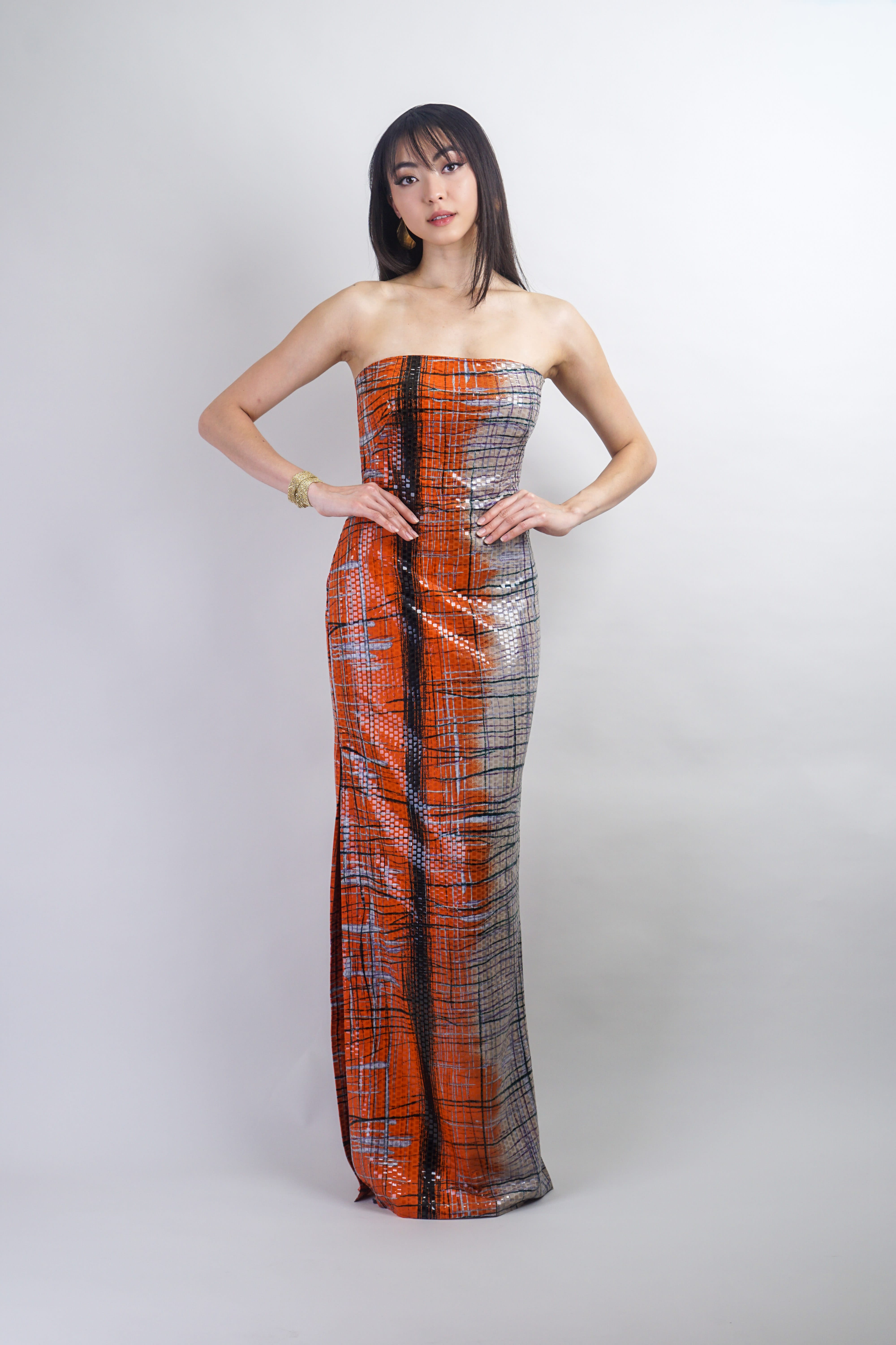 CD-Archive Strapless Sanaz Gown