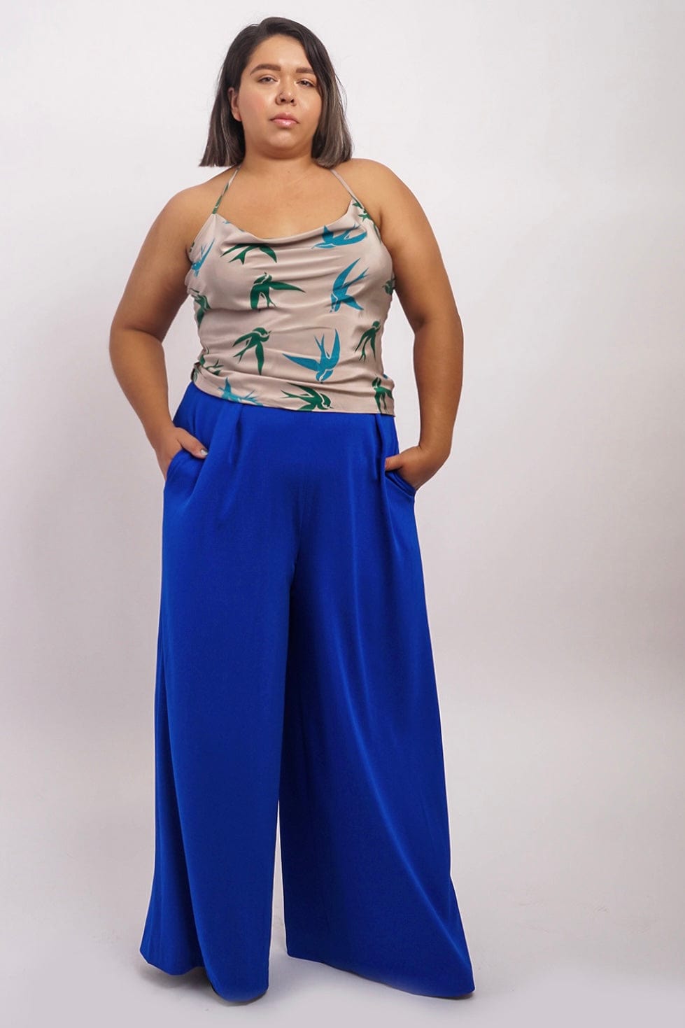 DCD TOPS Flying Bird Colina Cowl Neck Top