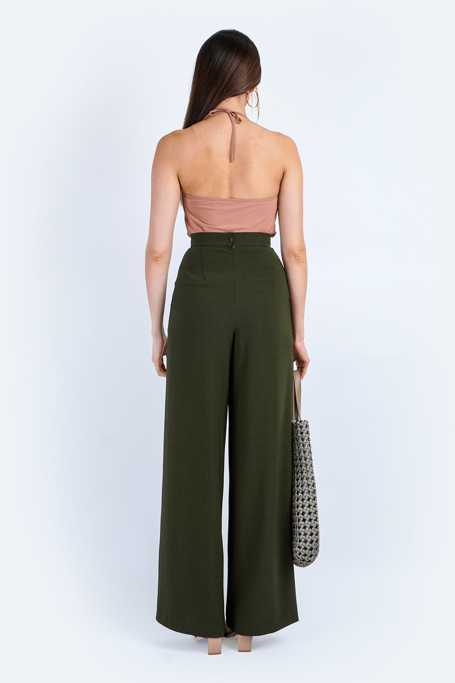 Chloe Dao TOPS Tan Colina Cowl Neck Top