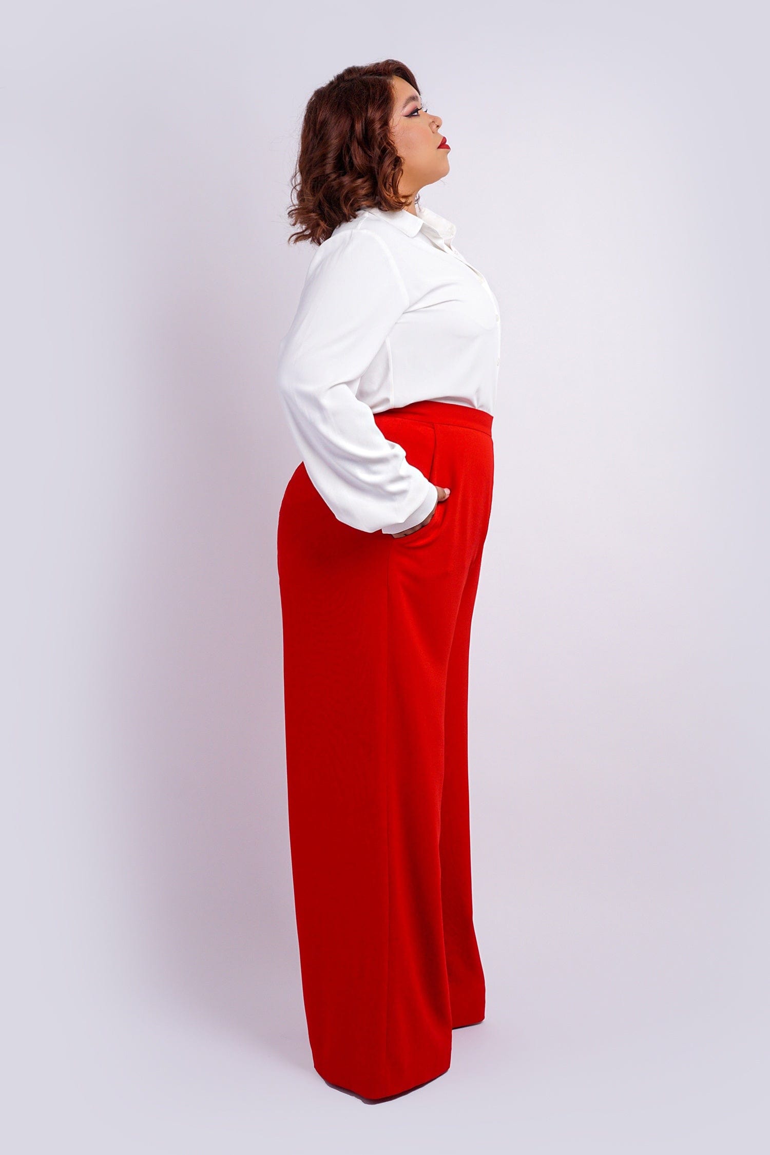 Chloe Dao TOPS White Button Up Jennifer Dress Shirt