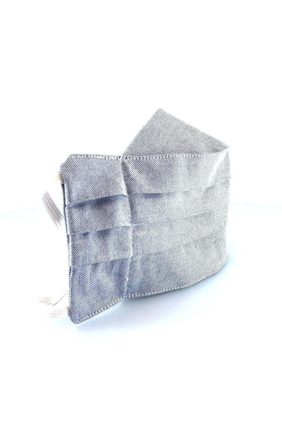 Safely Sip Face Masks Safely Sip Mask in Grey Denim - Chloe Dao