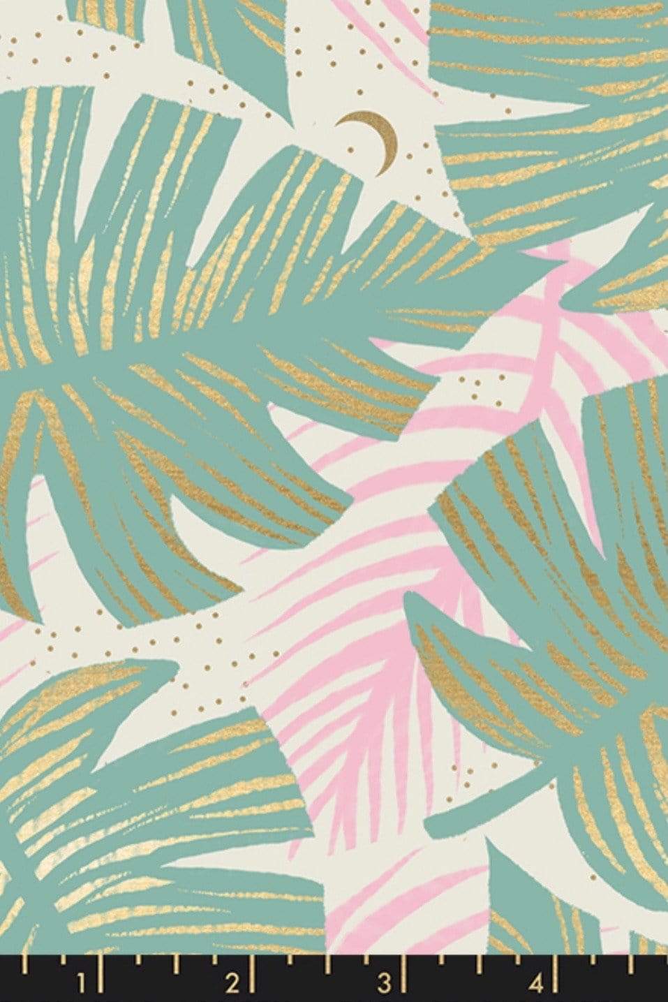 Safely Sip Face Masks Safely Sip Mask Golden Pink Green Palm - Chloe Dao