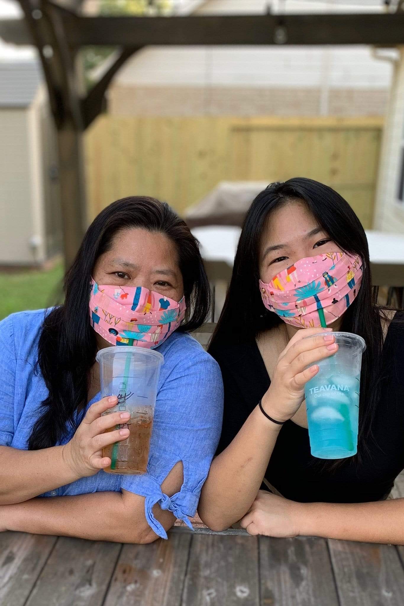 Safely Sip Face Masks Safely Sip Mask in RBG Print Limited Edition - Chloe Dao
