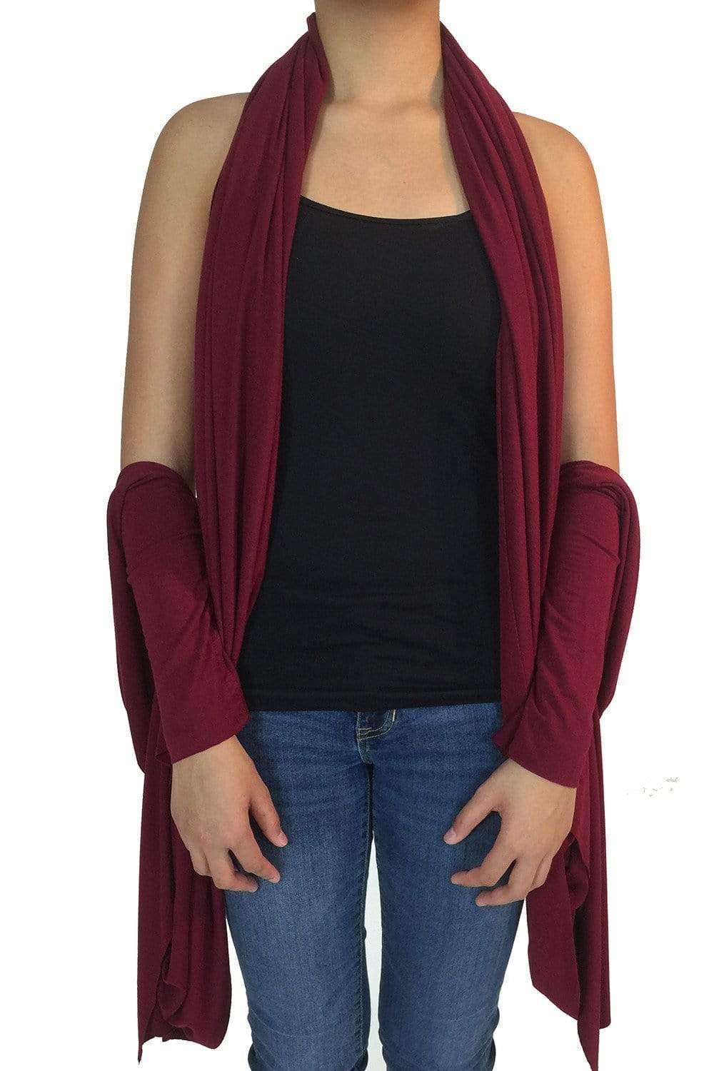 SCARVES Aya Scarf - Burgundy - Chloe Dao