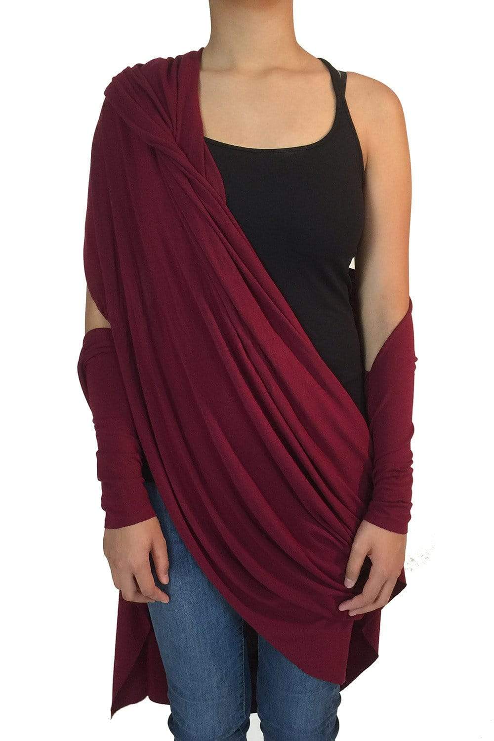 SCARVES Aya Scarf - Burgundy - Chloe Dao