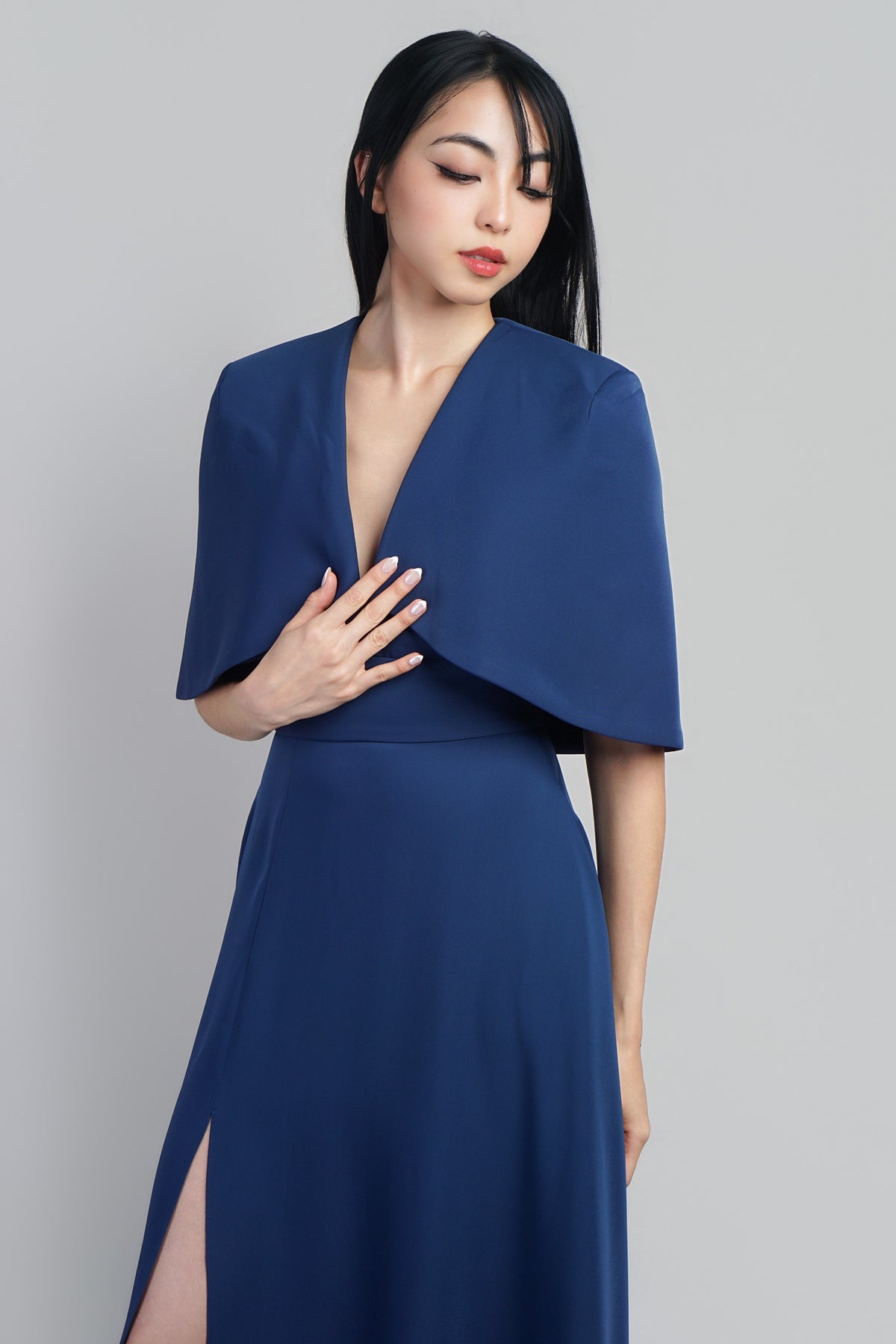 Dark Blue Short Cape/Bolera