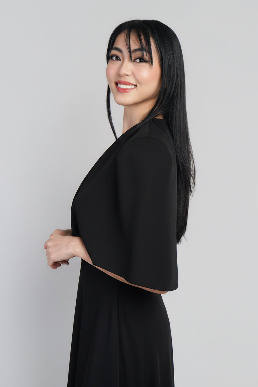 Black Short Cape/Bolera