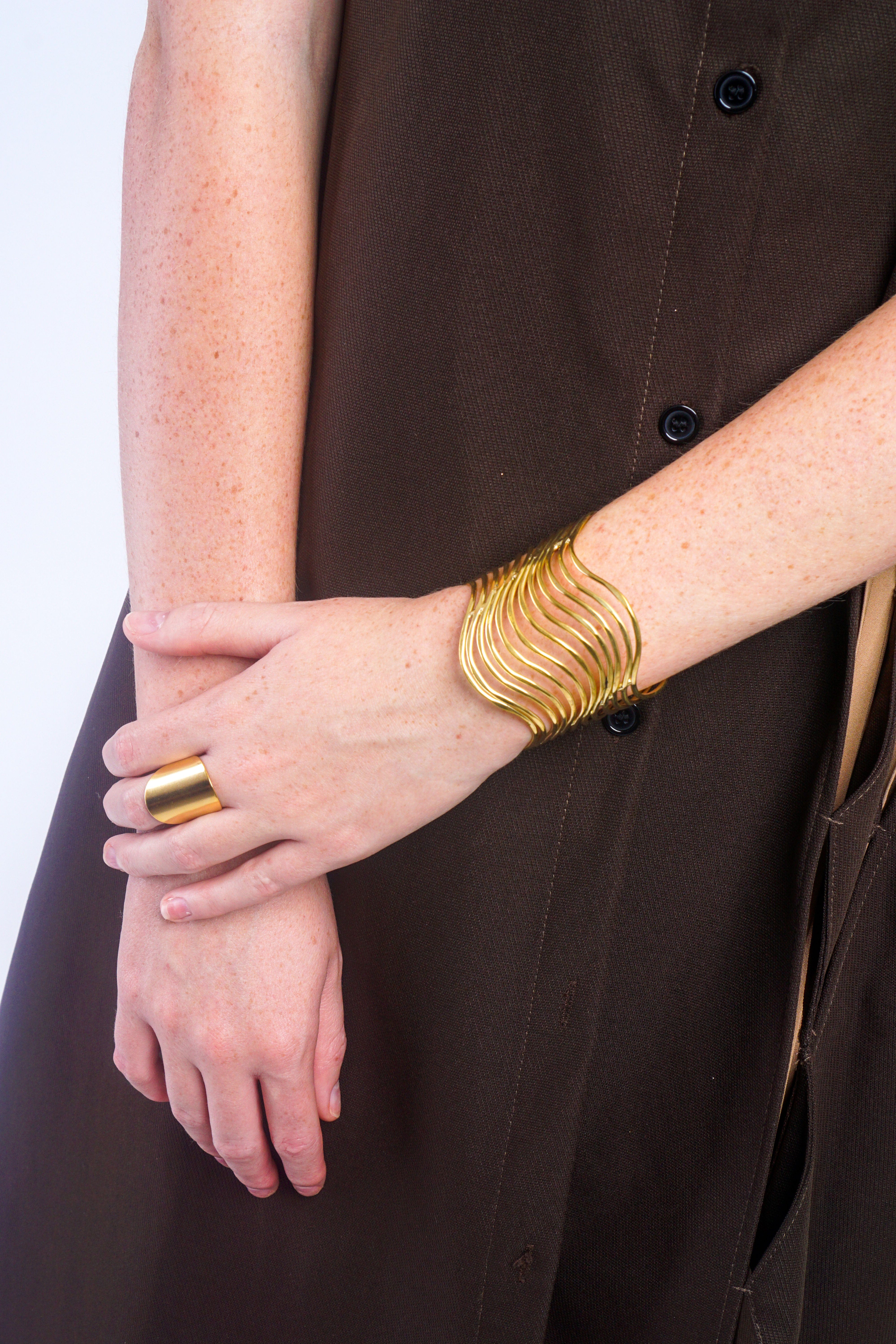 Private Label BRACELETS Gold Wavelengths Bracelet
