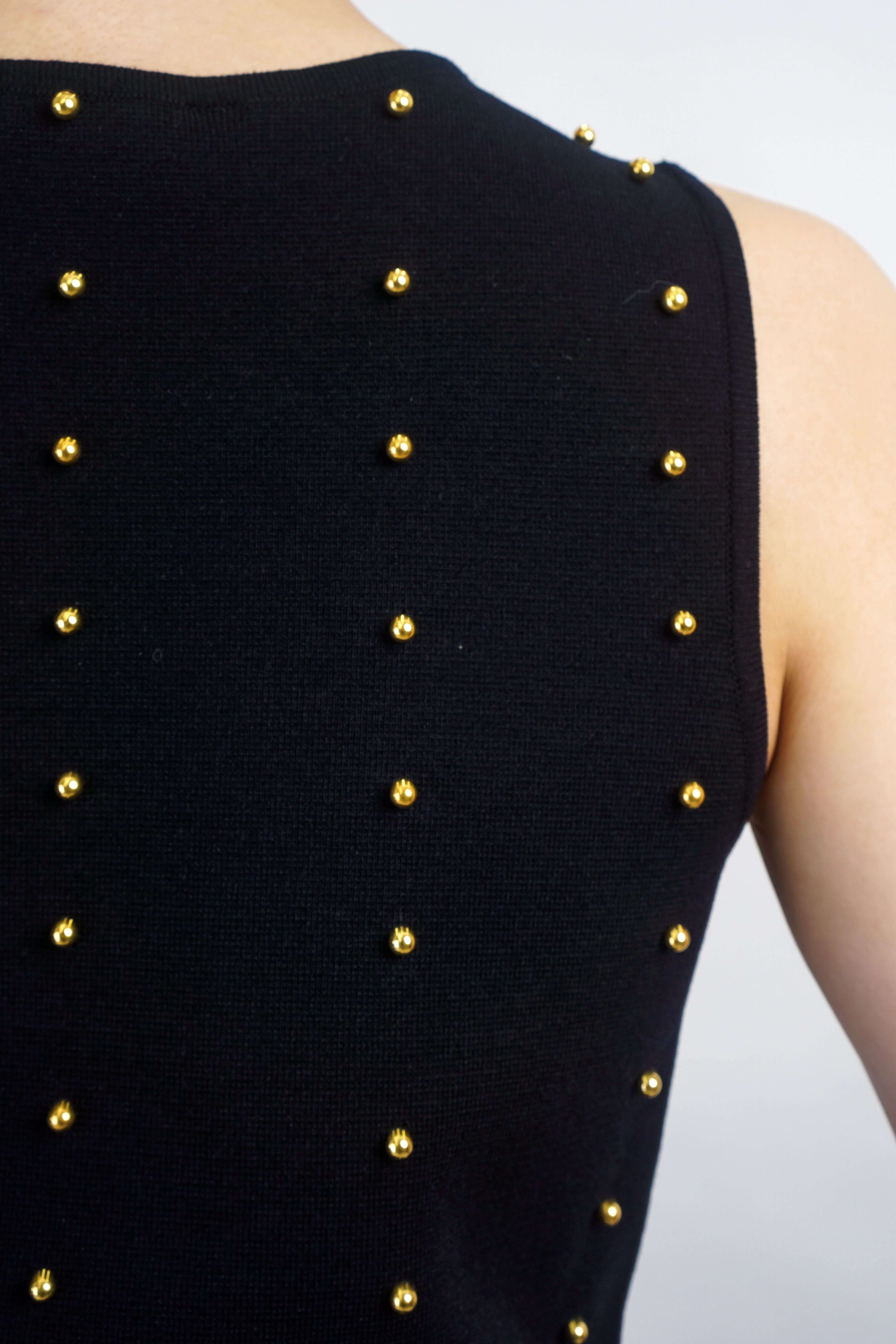 Private Label DRESSES Black & Gold Beaded Maxi Dress