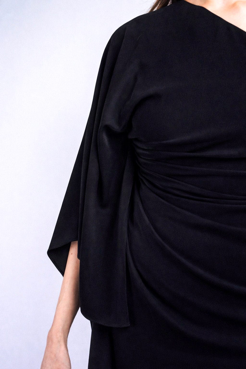 Chloe Dao DRESSES Black One Shoulder Carolina Dress