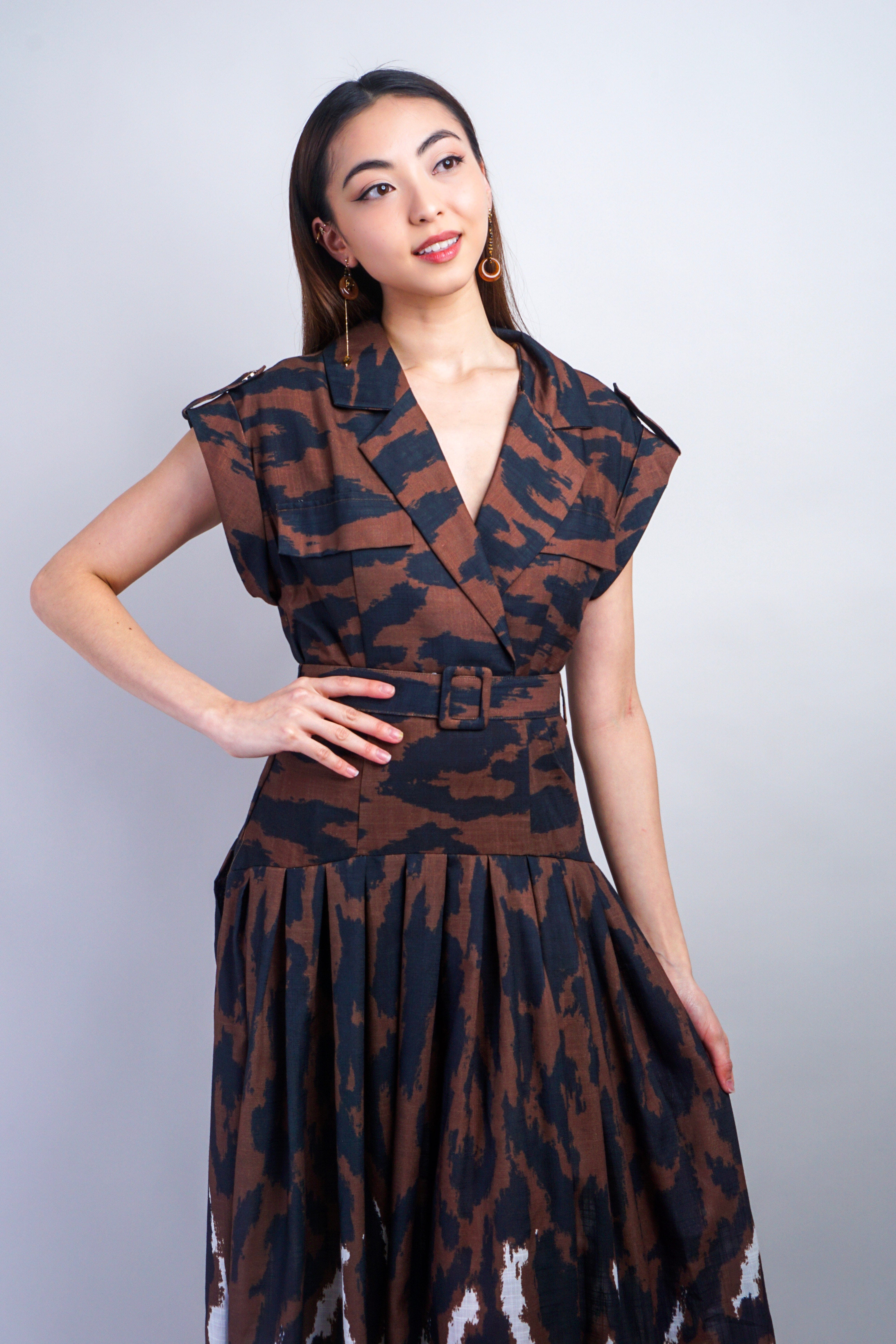 Private Label DRESSES Brown Ombre Rodeo Shirt Dress