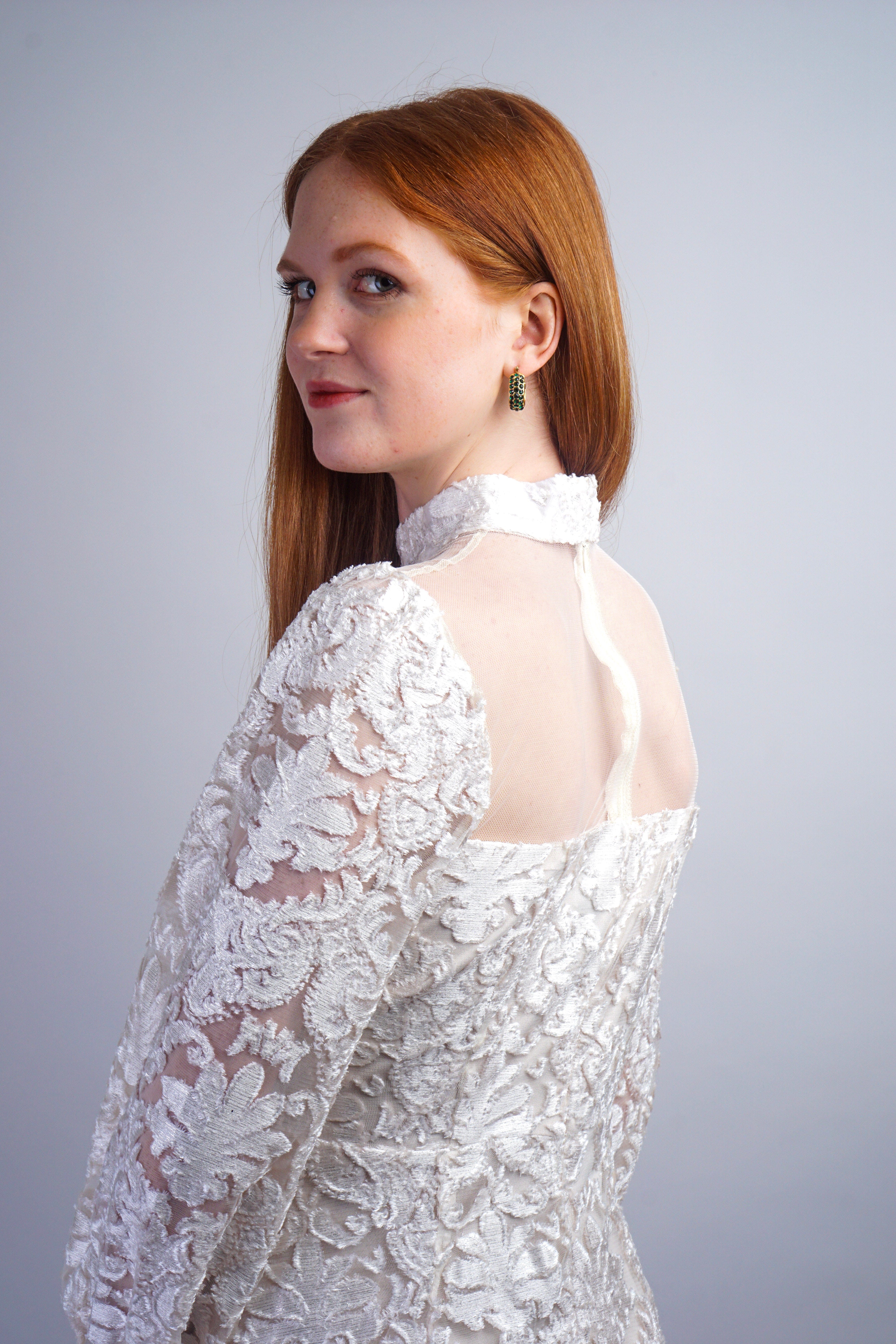 Private Label DRESSES Burnout Ivory Sheer Shift Dress