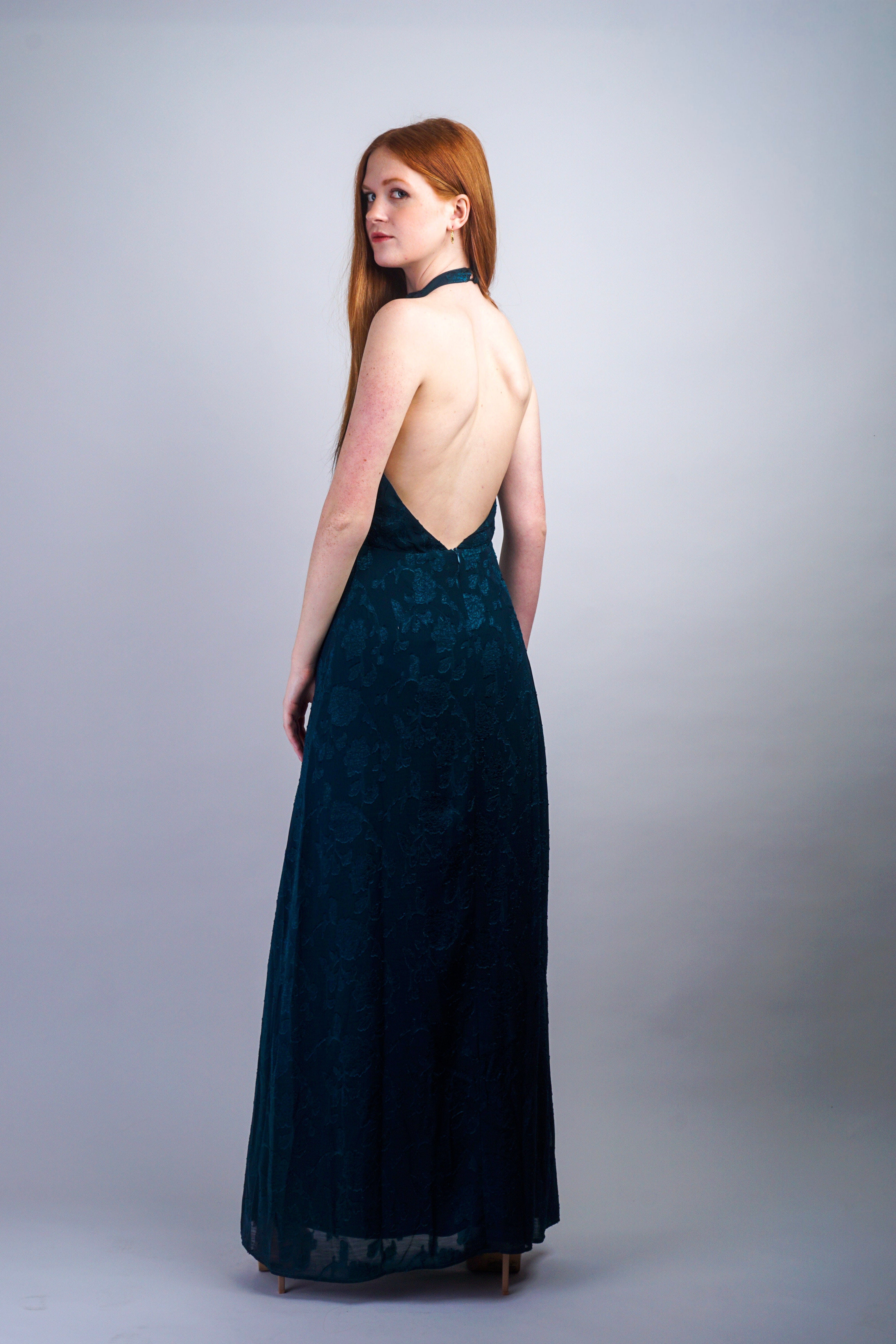 Private Label DRESSES Hunter Halter Neck Floral Print Maxi Dress