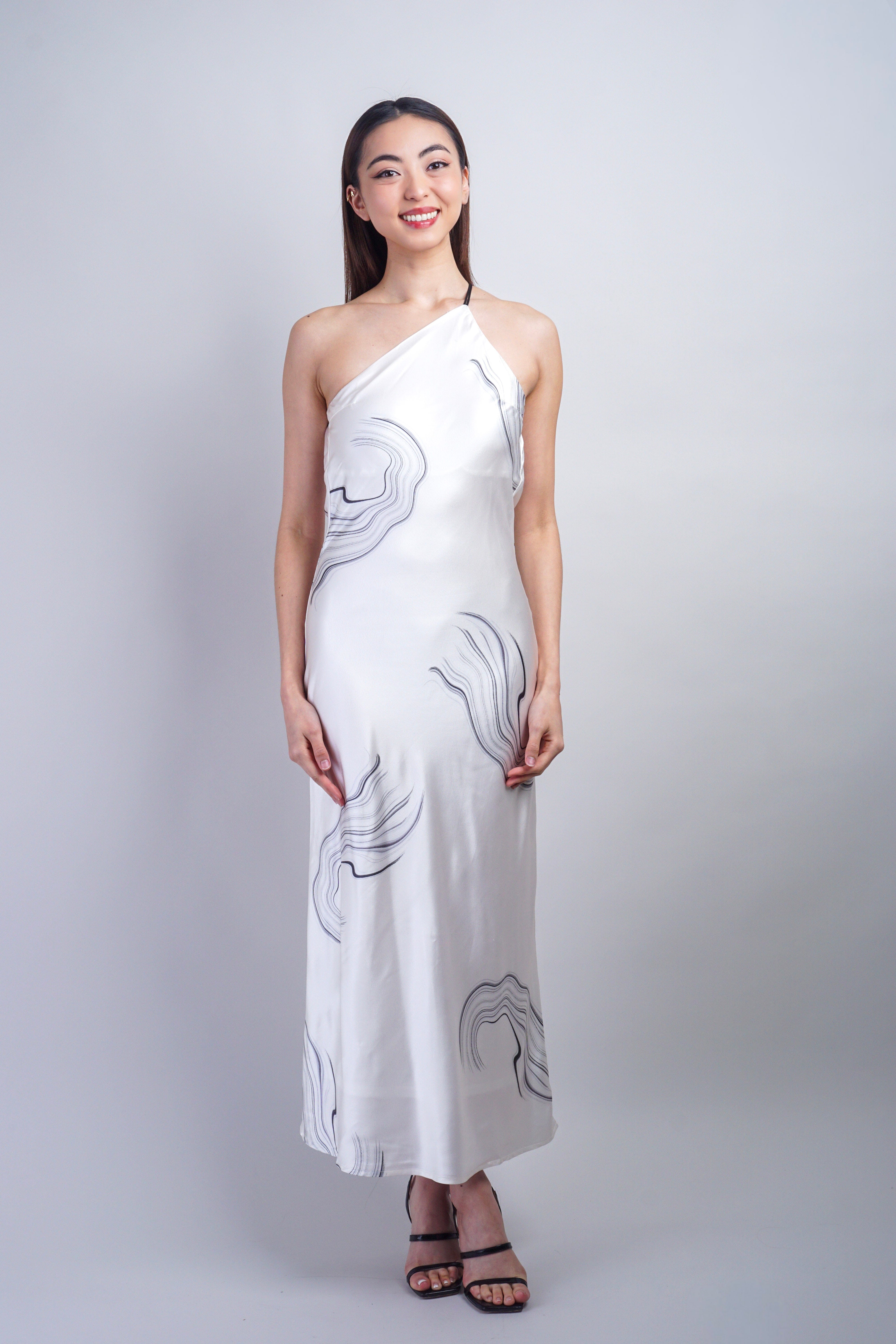 Private Label DRESSES Ivory Satin Bias Maxi Dress