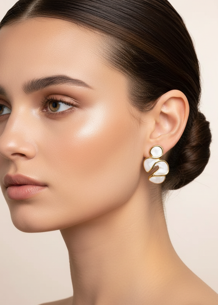 Private Label EARRINGS Grey Jewelry Set Earrings