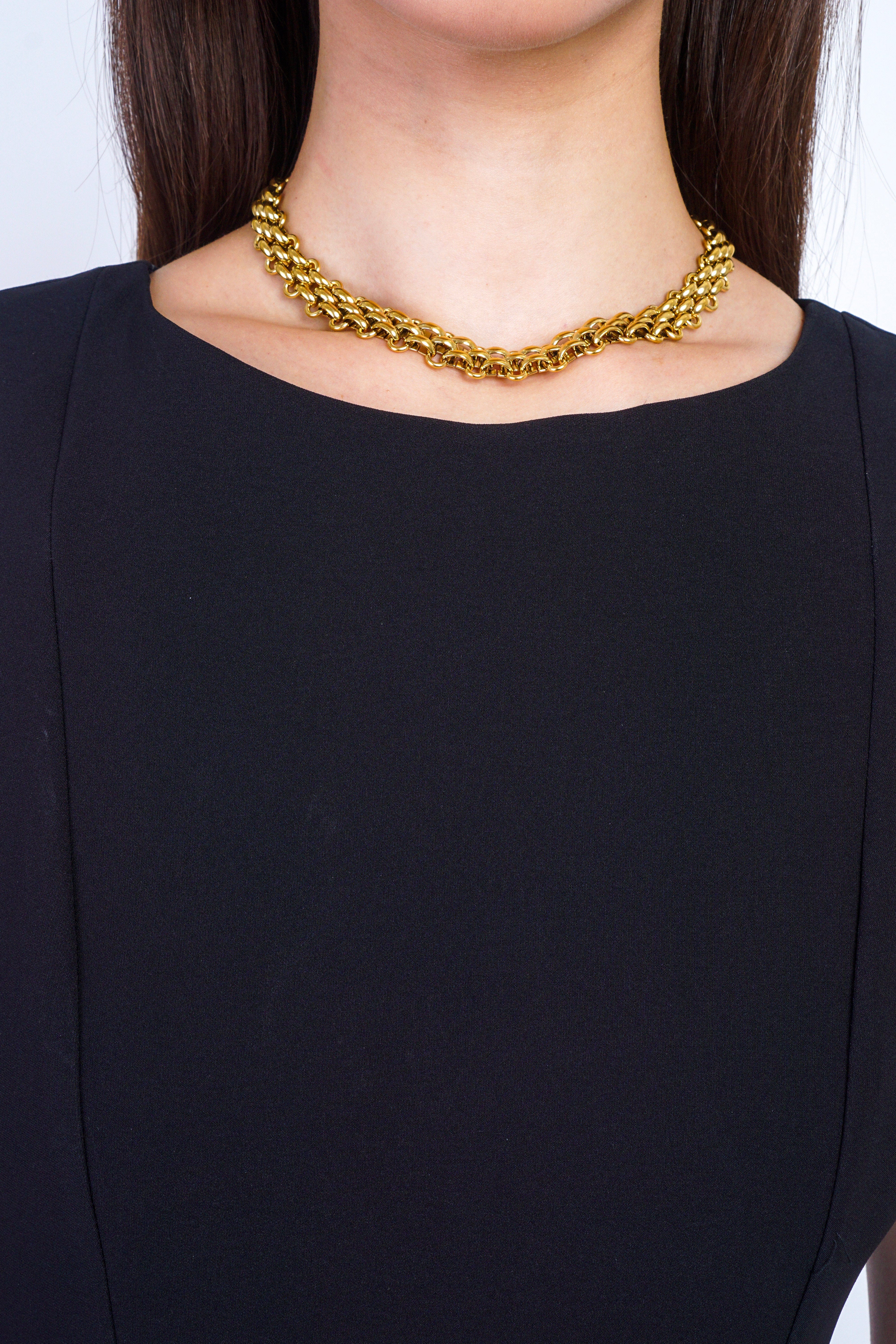 Private Label NECKLACES Gold Chunky Heavy Golden Chain Necklace