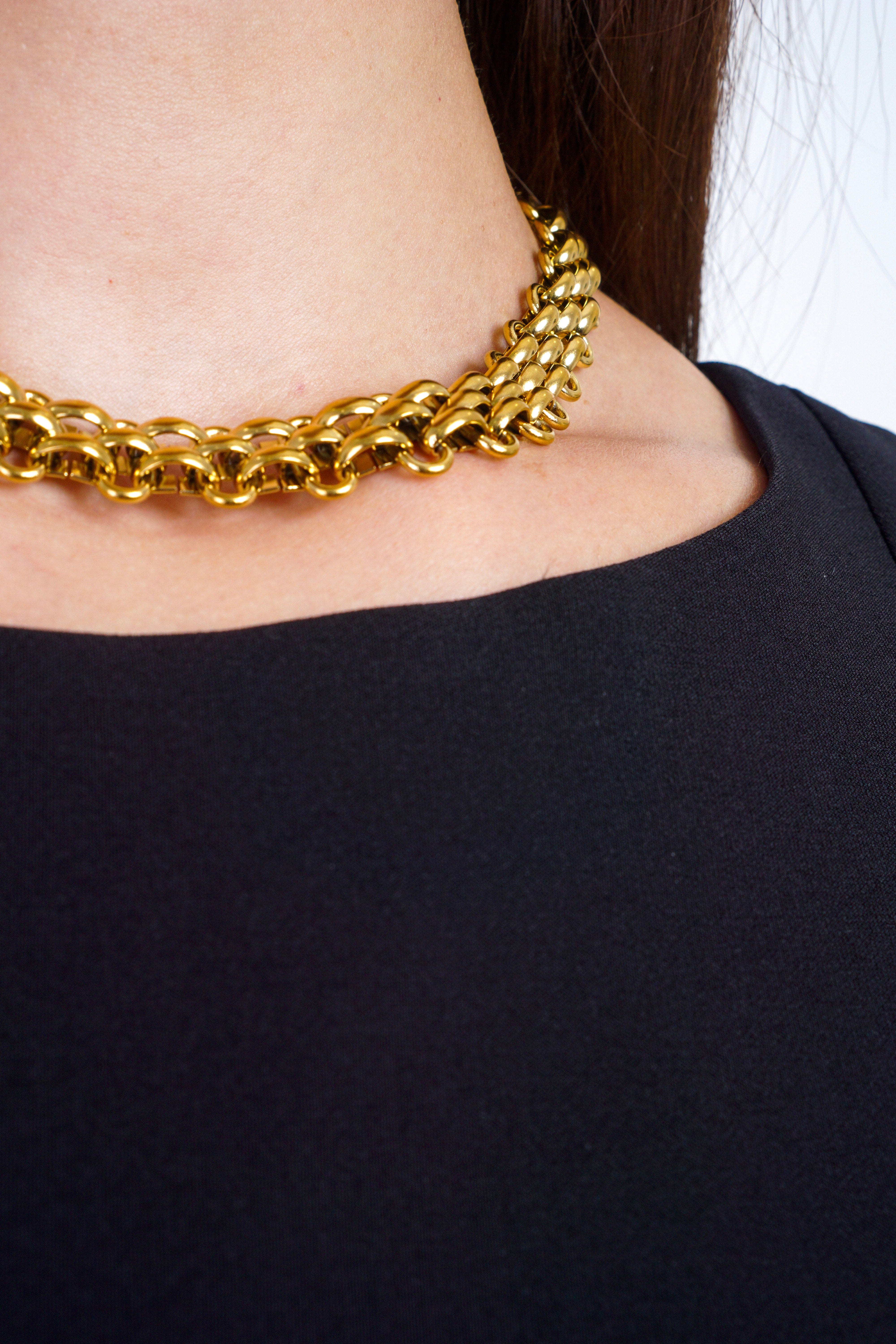 Private Label NECKLACES Gold Chunky Heavy Golden Chain Necklace