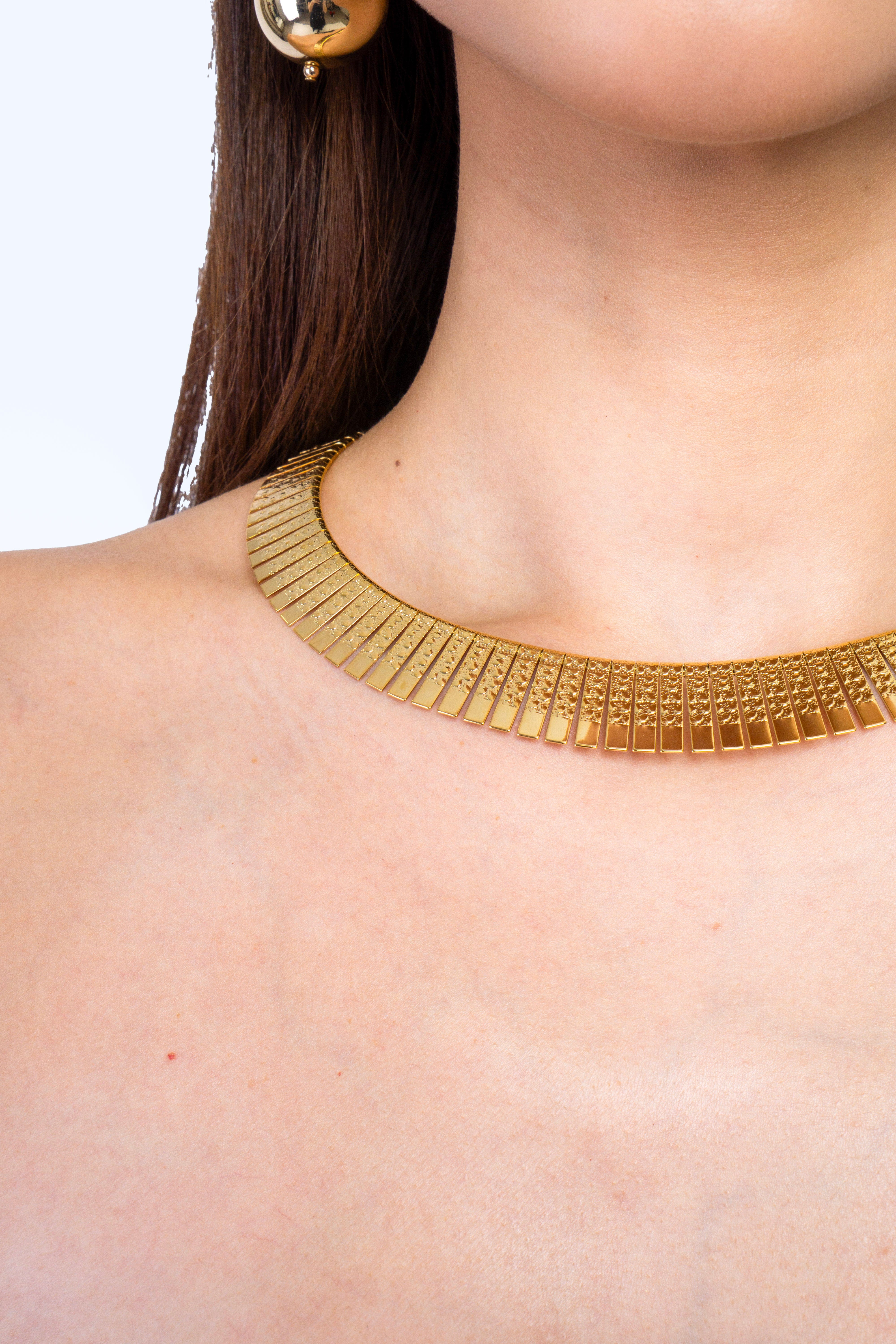Private Label NECKLACES Gold Cleopatra Necklace